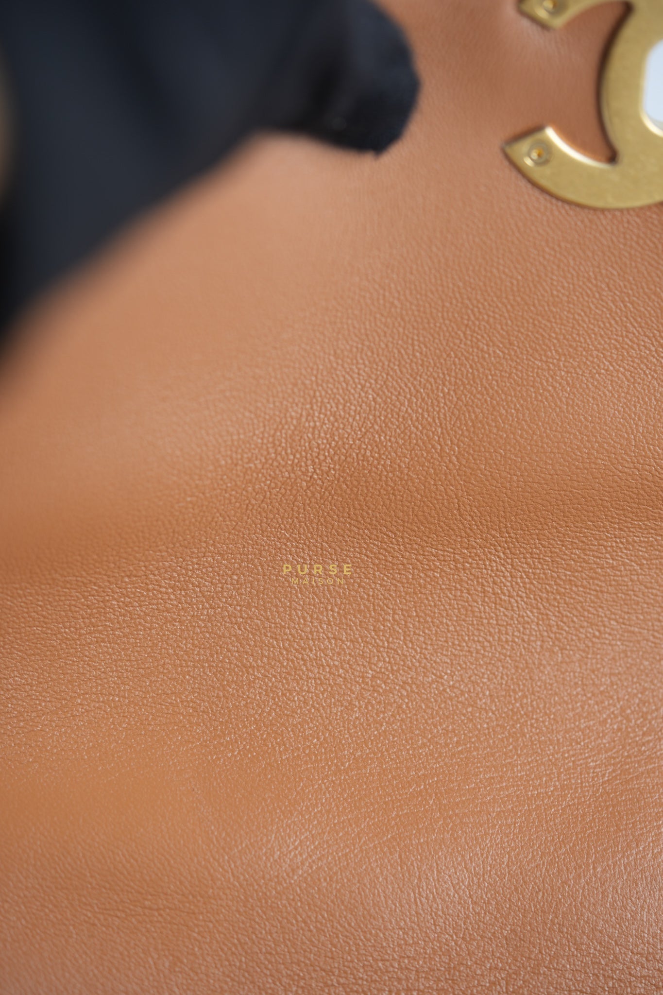 C19 Small in Caramel Lambskin Leather & Mixed Hardware (Microchip) | Purse Maison Luxury Bags Shop