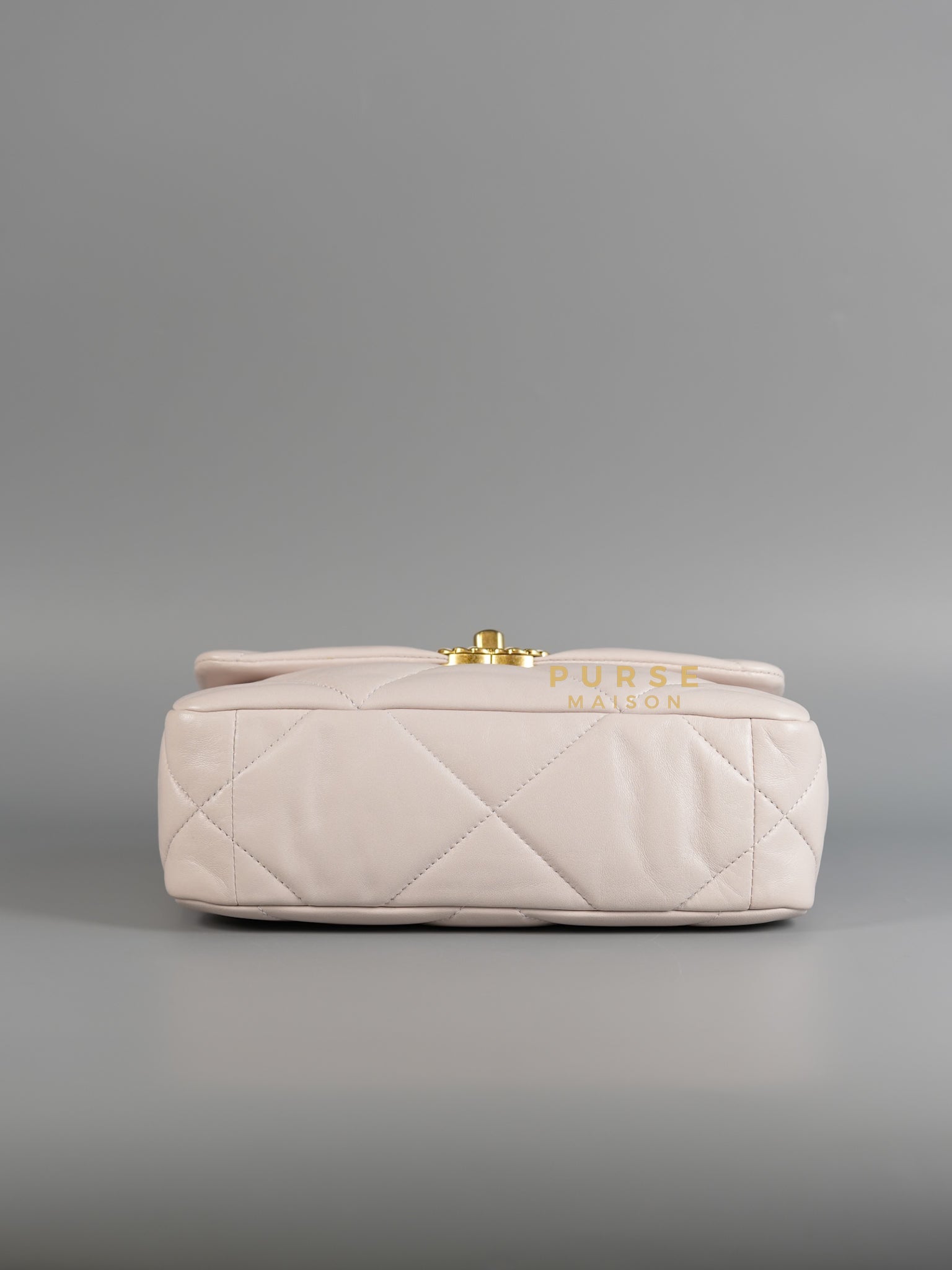 19 Small in Pale Pink Lambskin and Mix Hardware (Microchip) | Purse Maison Luxury Bags Shop