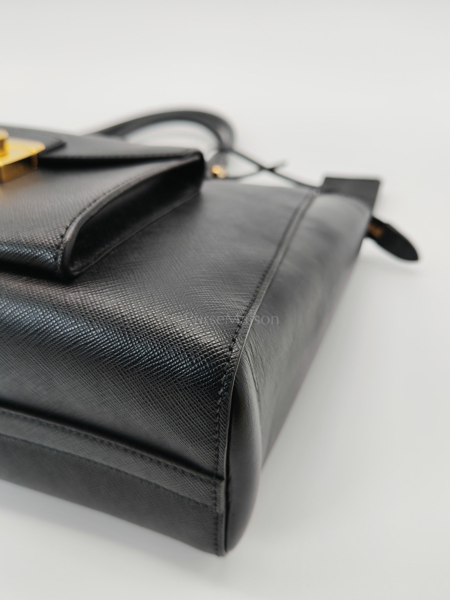 1BA189 Borsa A Mano in Black Saffiano Crossbody Bag | Purse Maison Luxury Bags Shop