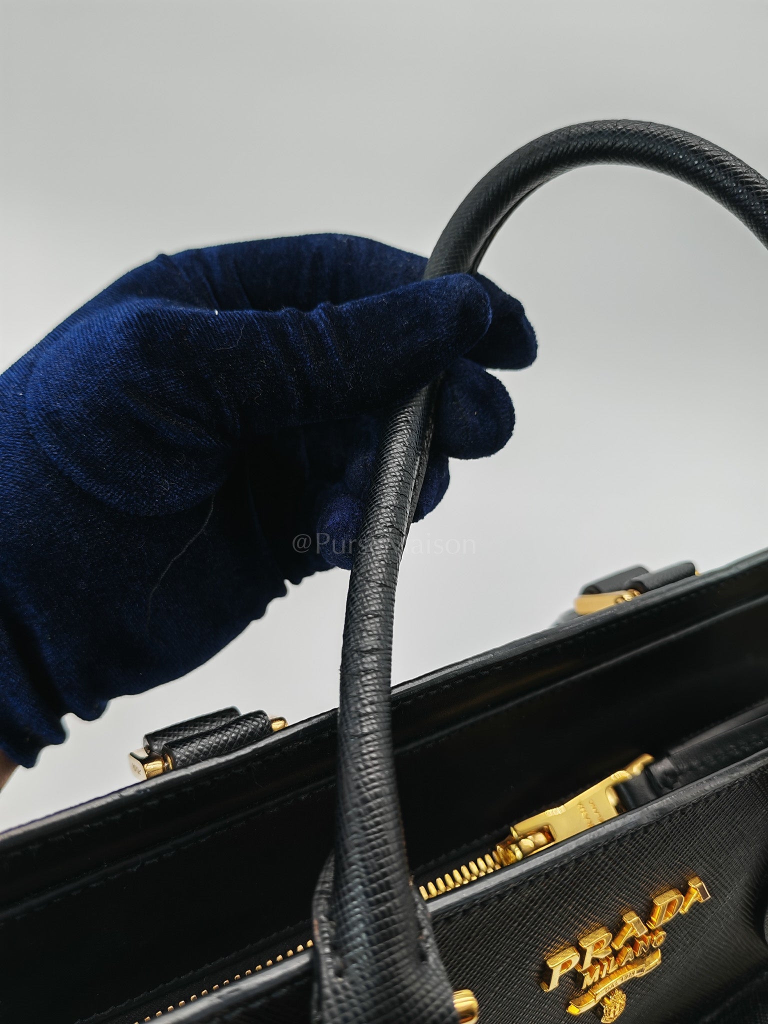 1BA189 Borsa A Mano in Black Saffiano Crossbody Bag | Purse Maison Luxury Bags Shop