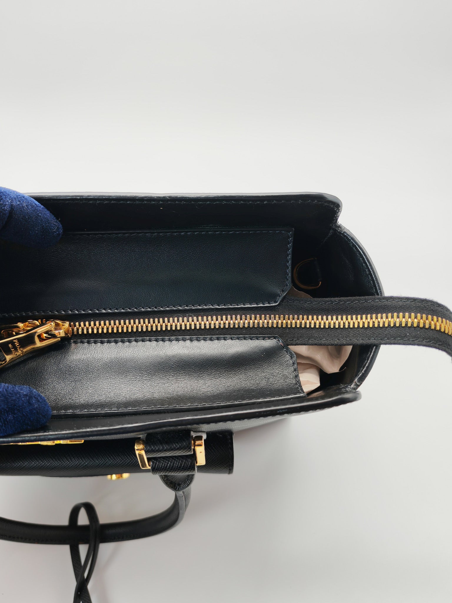 1BA189 Borsa A Mano in Black Saffiano Crossbody Bag | Purse Maison Luxury Bags Shop