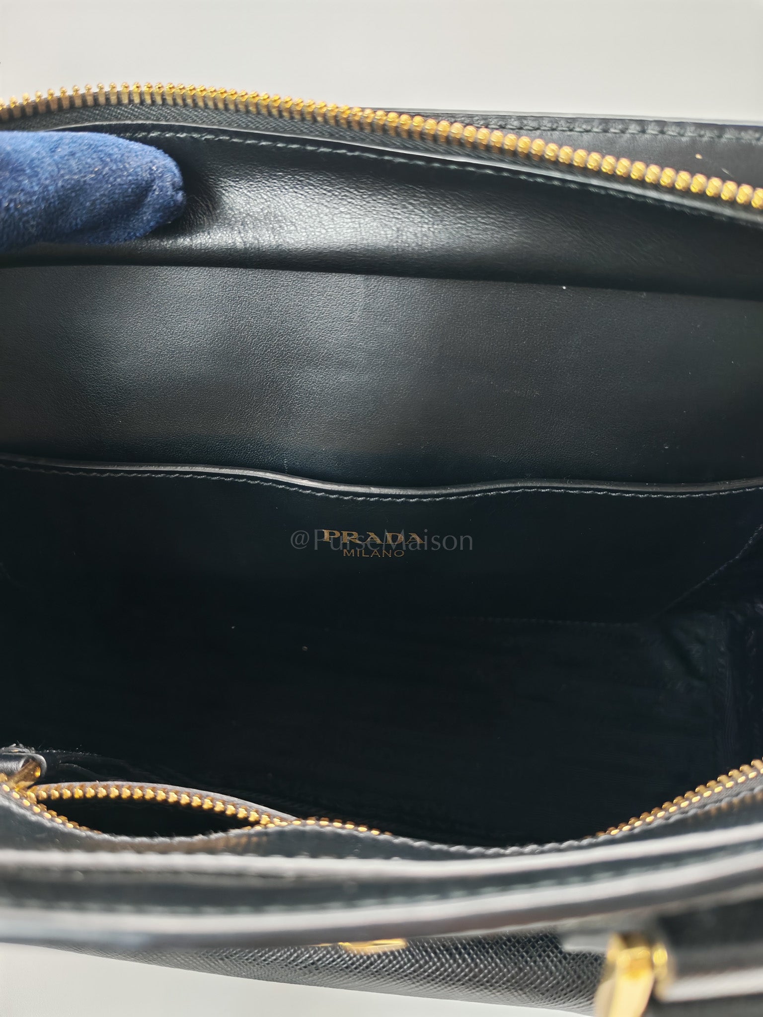 1BA189 Borsa A Mano in Black Saffiano Crossbody Bag | Purse Maison Luxury Bags Shop