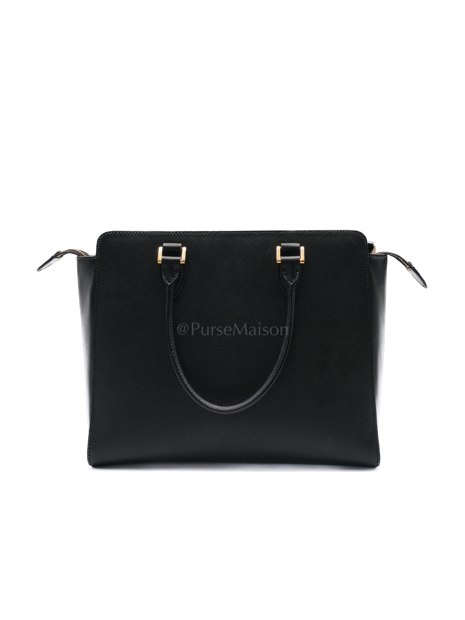 1BA189 Borsa A Mano in Black Saffiano Crossbody Bag | Purse Maison Luxury Bags Shop