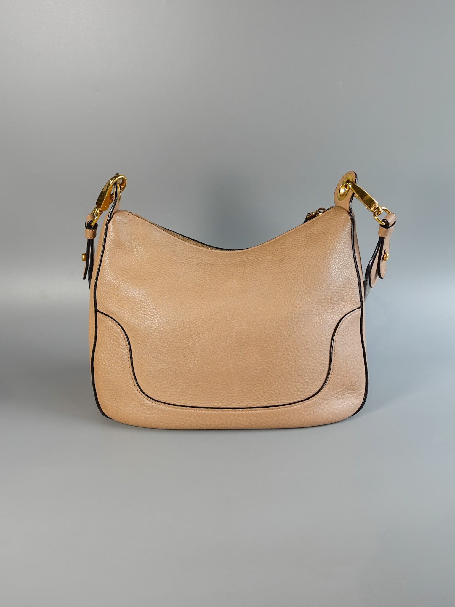 1BC052 Vitello Phenix Cammeo Leather and Gold Hardware Bag | Purse Maison Luxury Bags Shop