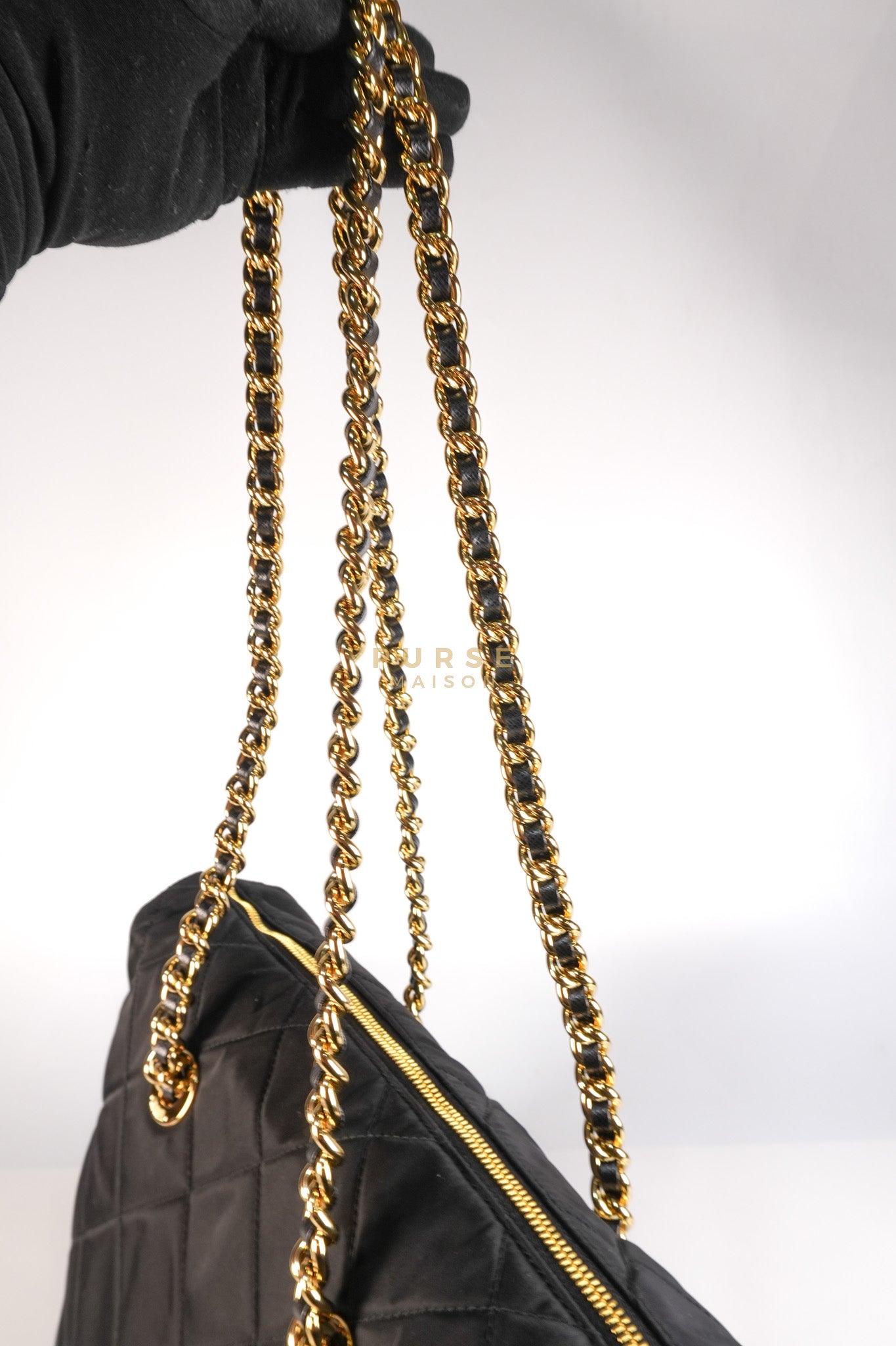 1BG467 Re-Edition 1995 Black Re-Nylon Large Tote Bag | Purse Maison Luxury Bags Shop