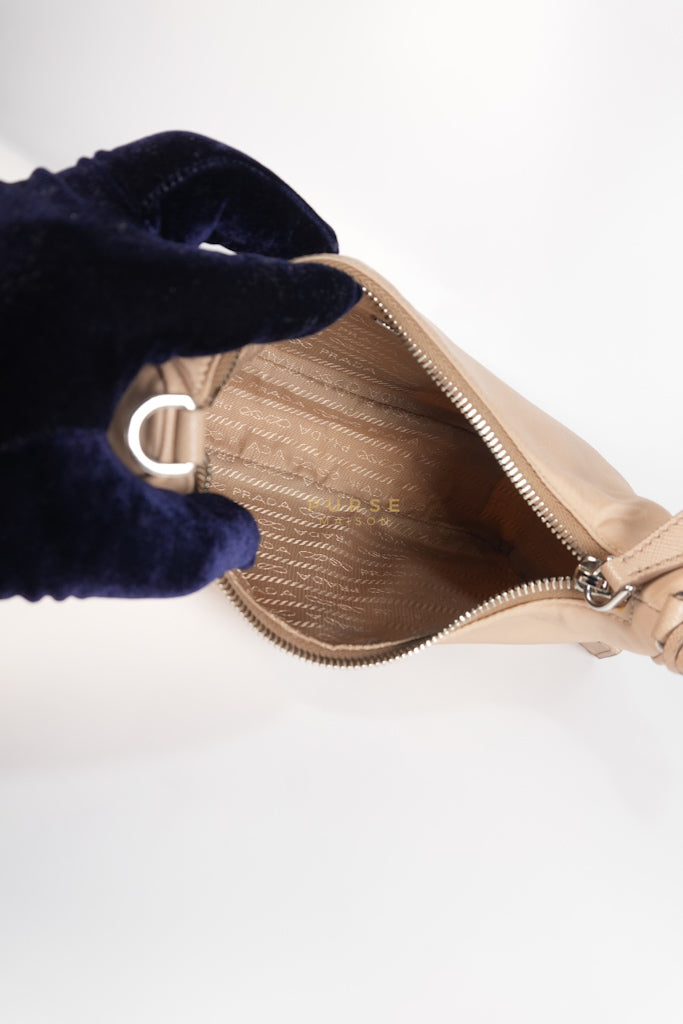 1BH204 Re-edition 2005 Multi Pochette in Cammeo Tessuto and Saffiano Leather | Purse Maison Luxury Bags Shop