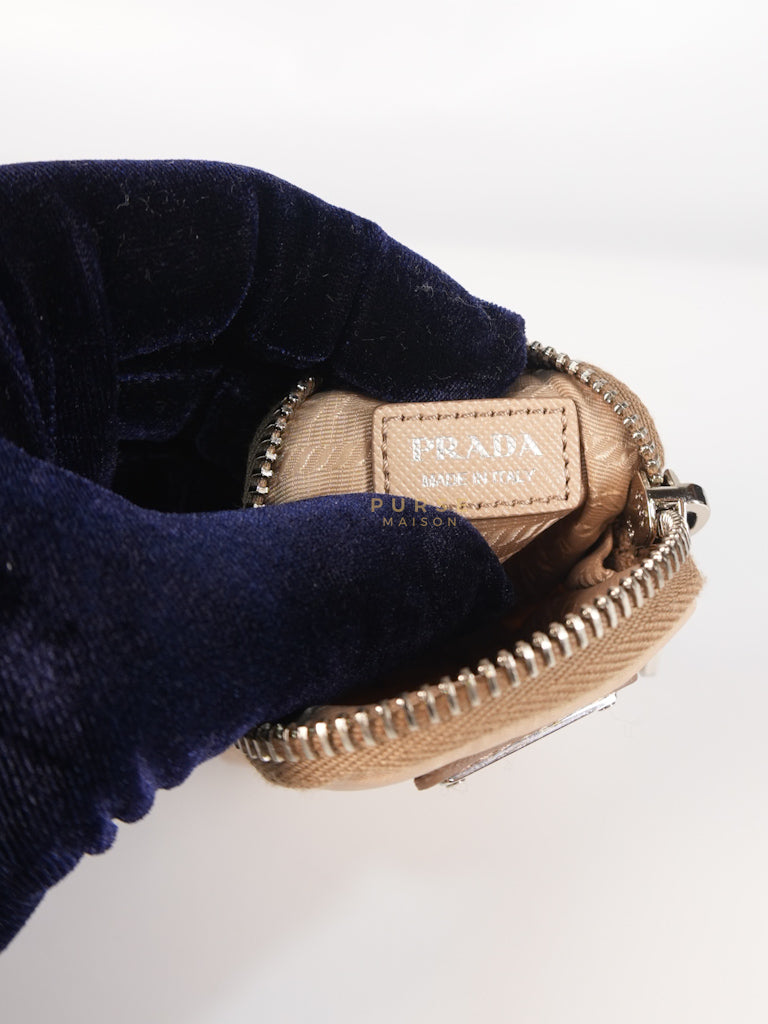 1BH204 Re-edition 2005 Multi Pochette in Cammeo Tessuto and Saffiano Leather | Purse Maison Luxury Bags Shop