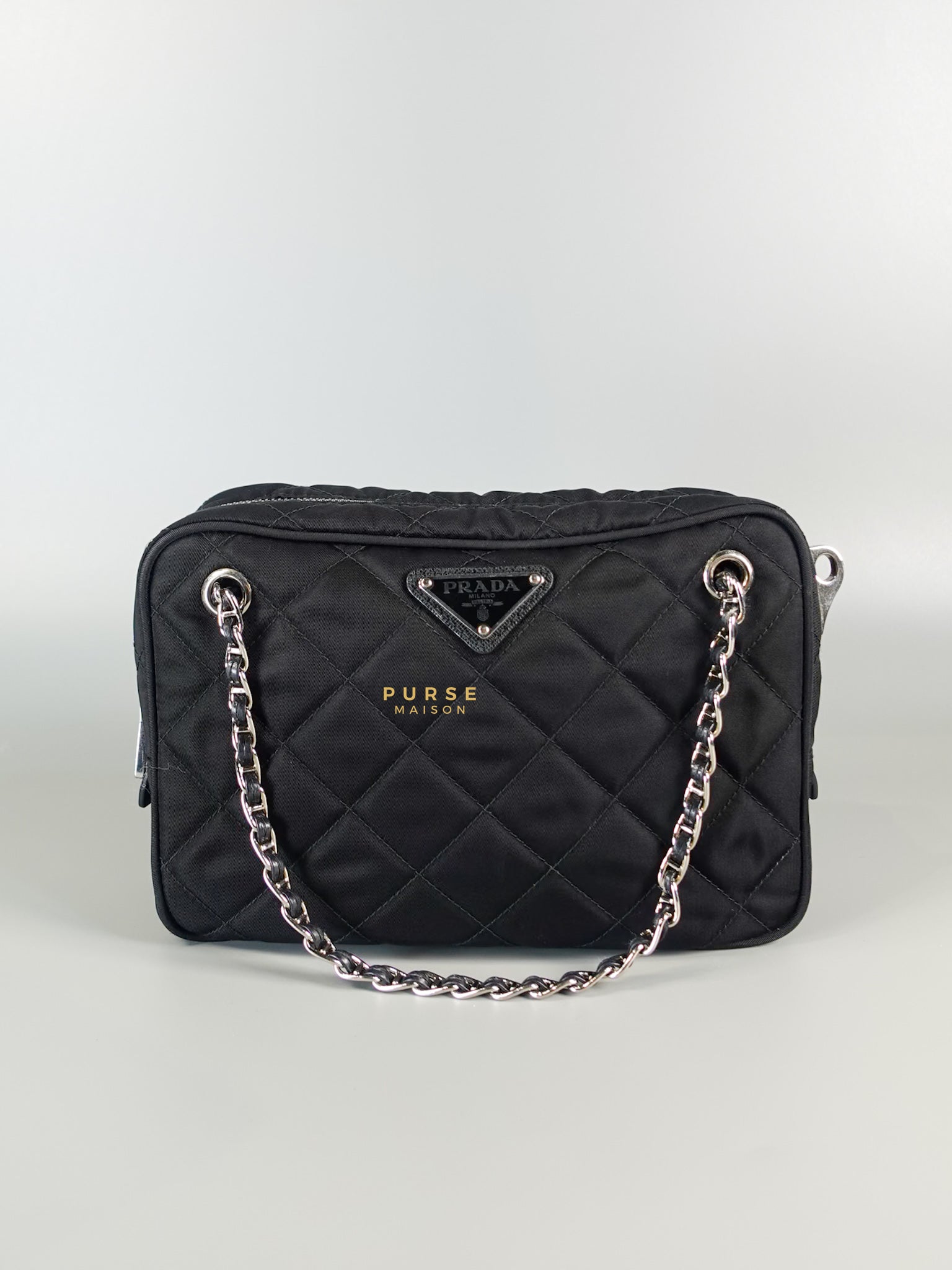 1BH910 Re-edition Nylon Quilted Tessuto Triangle Logo Crossbody Bag | Purse Maison Luxury Bags Shop