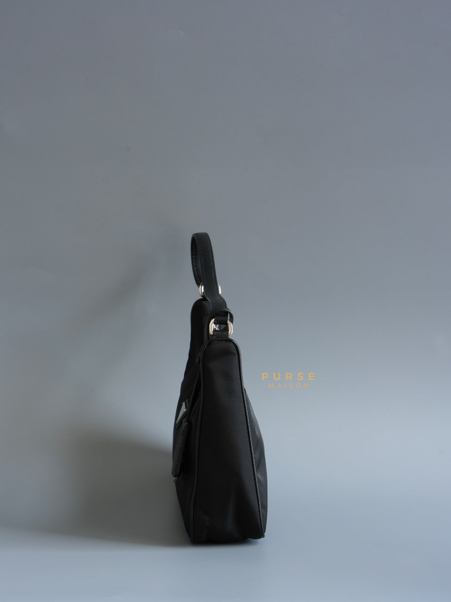 1NE204 Re-edition 2005 Black Tessuto Saffiano Shoulder Bag | Purse Maison Luxury Bags Shop