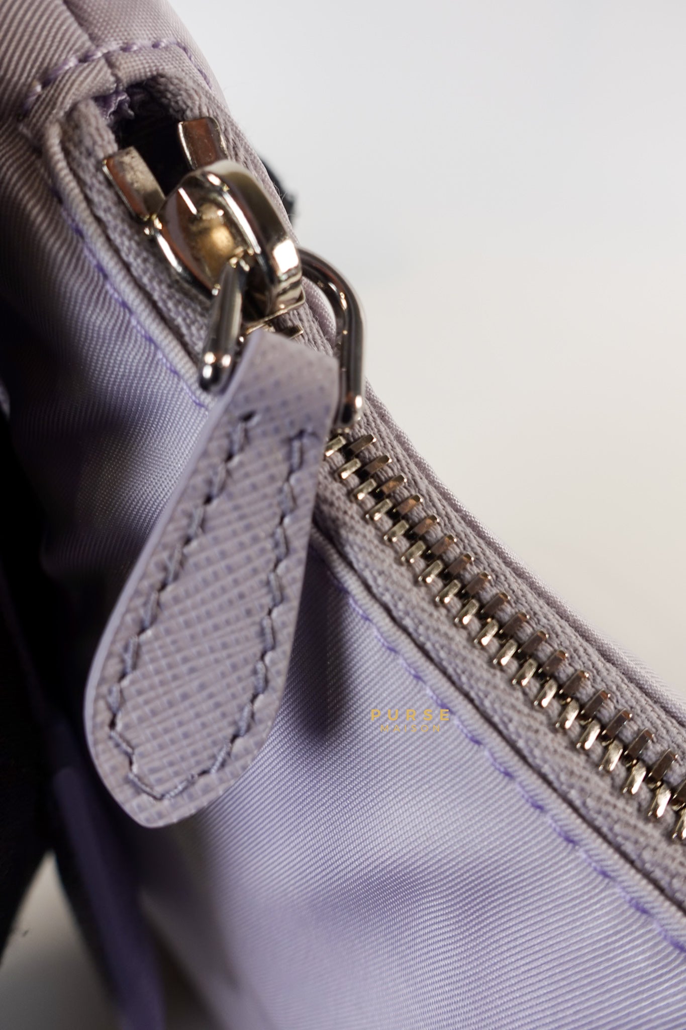 1NE204 Re-edition 2005 Tessuto Saffiano Glicine (Light Purple) | Purse Maison Luxury Bags Shop