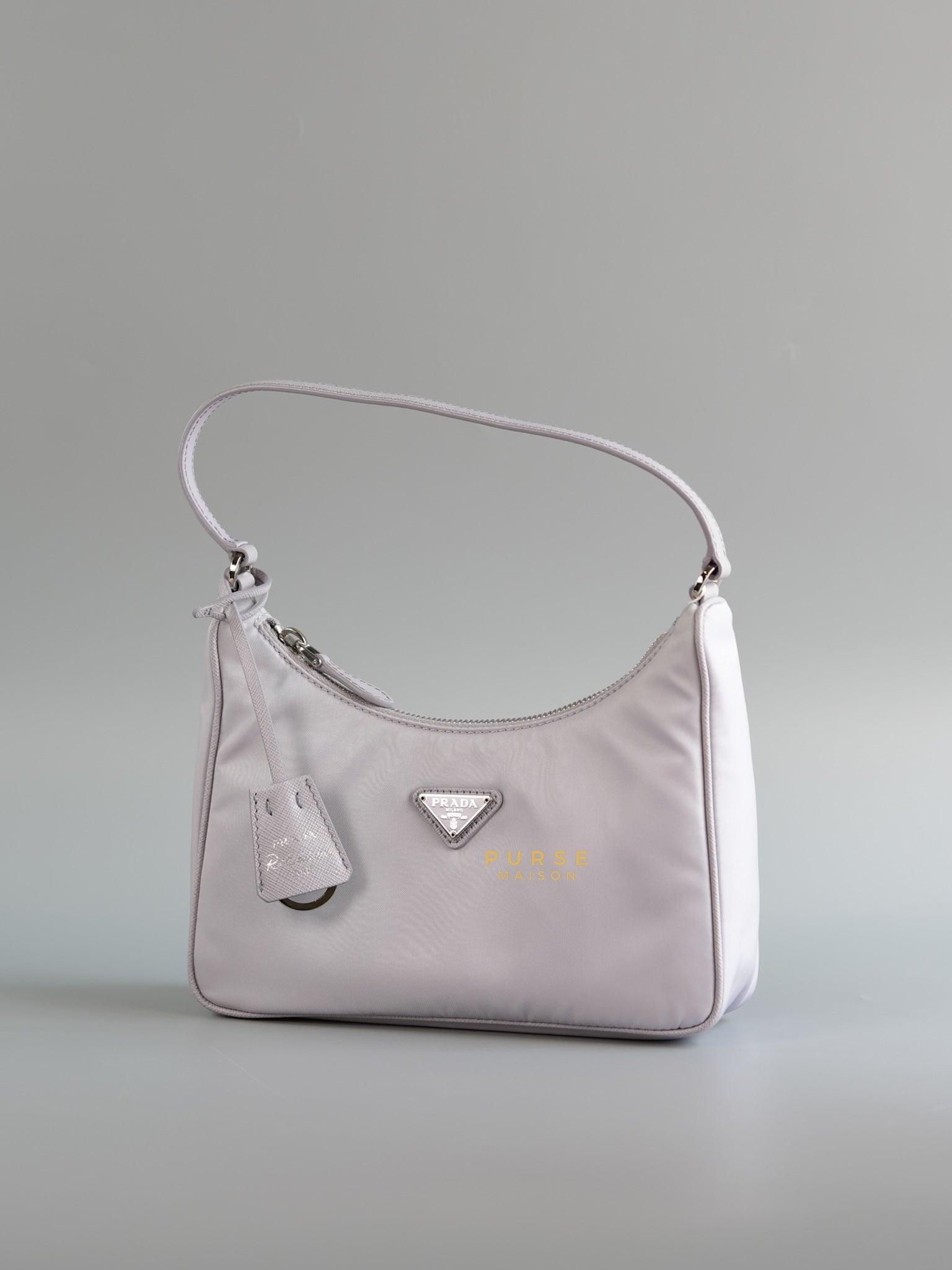 1NE204 Re-edition 2005 Tessuto Saffiano Glicine (Light Purple) | Purse Maison Luxury Bags Shop