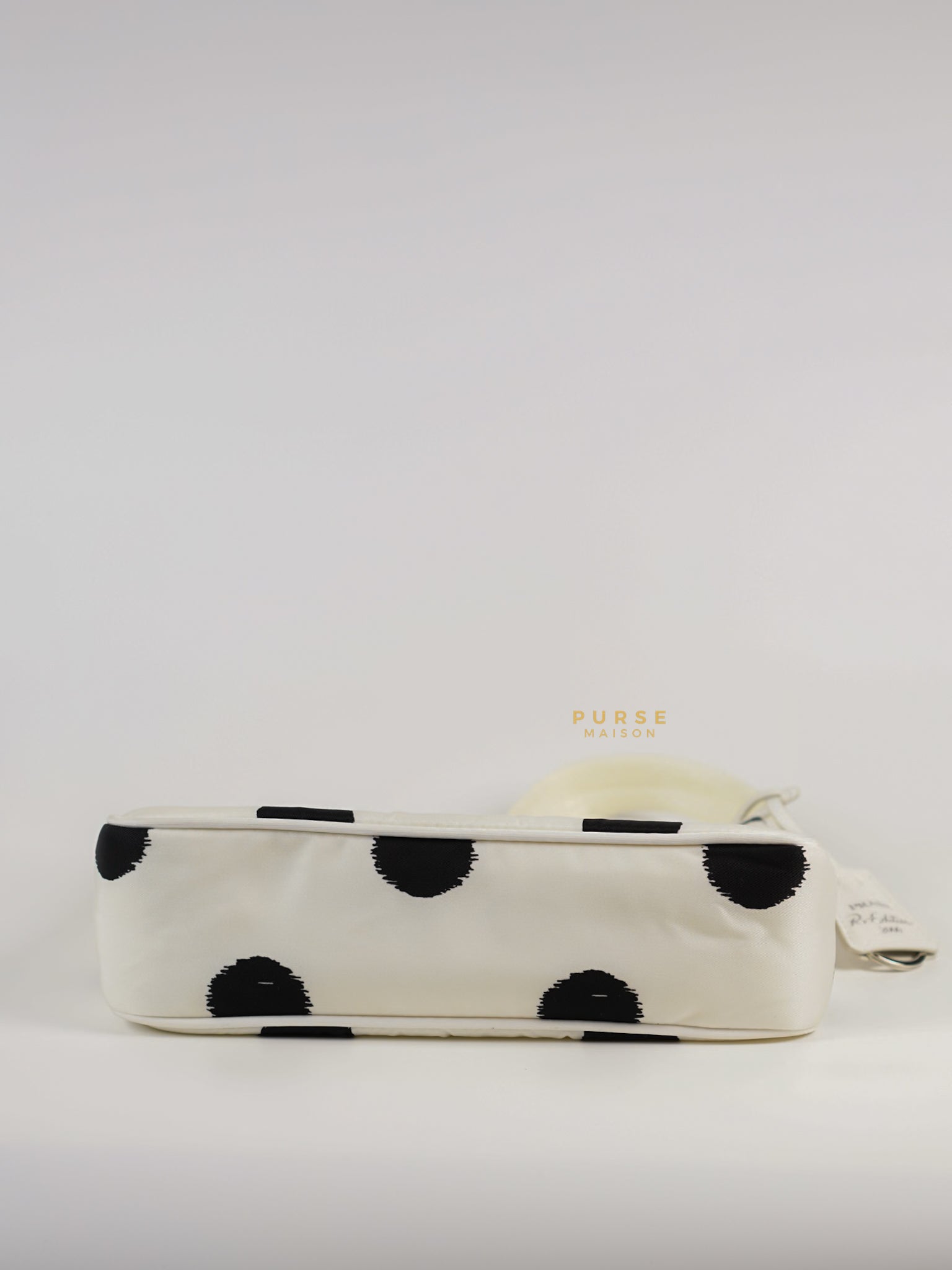 1NE515 Re-edition 2000 Polka-dot Tessuto Nylon White Bag | Purse Maison Luxury Bags Shop