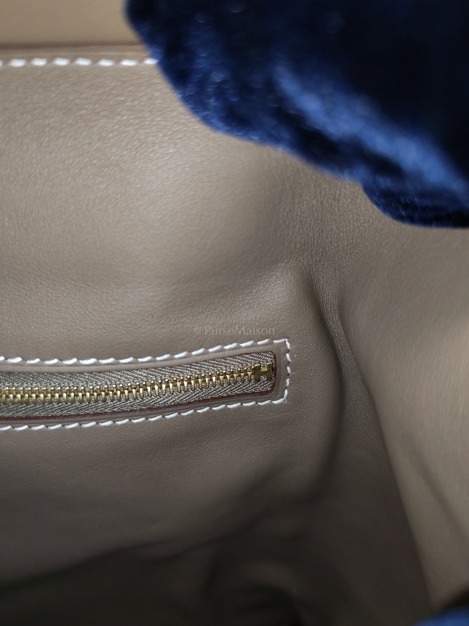 24/24 29 in Etoupe Togo and Swift Leather Gold hardware Stamp B(2023) | Purse Maison Luxury Bags Shop