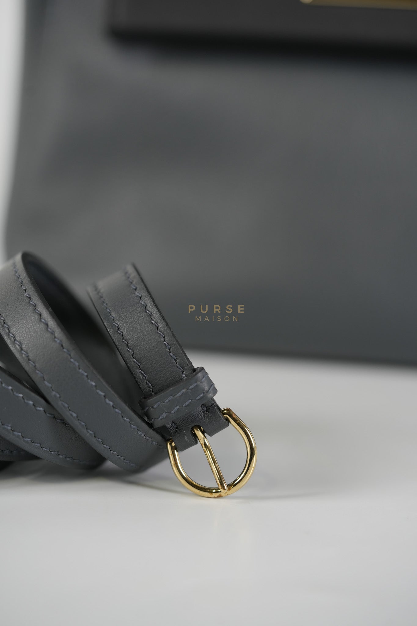 24/24 Ardoise Bi-color 21 Evercolor/Swift Double Leather and Gold Hardware Stamp K (2025) | Purse Maison Luxury Bags Shop