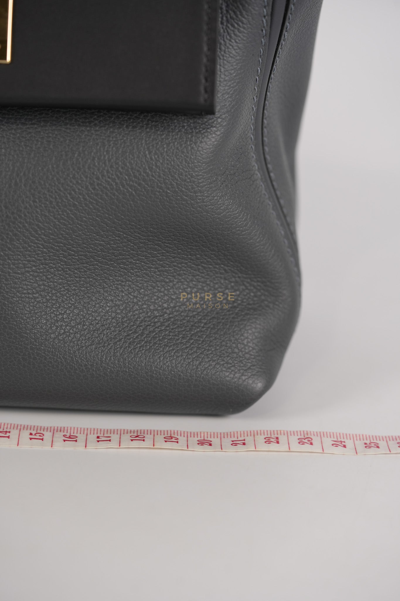 24/24 Ardoise Bi-color 21 Evercolor/Swift Double Leather and Gold Hardware Stamp K (2025) | Purse Maison Luxury Bags Shop