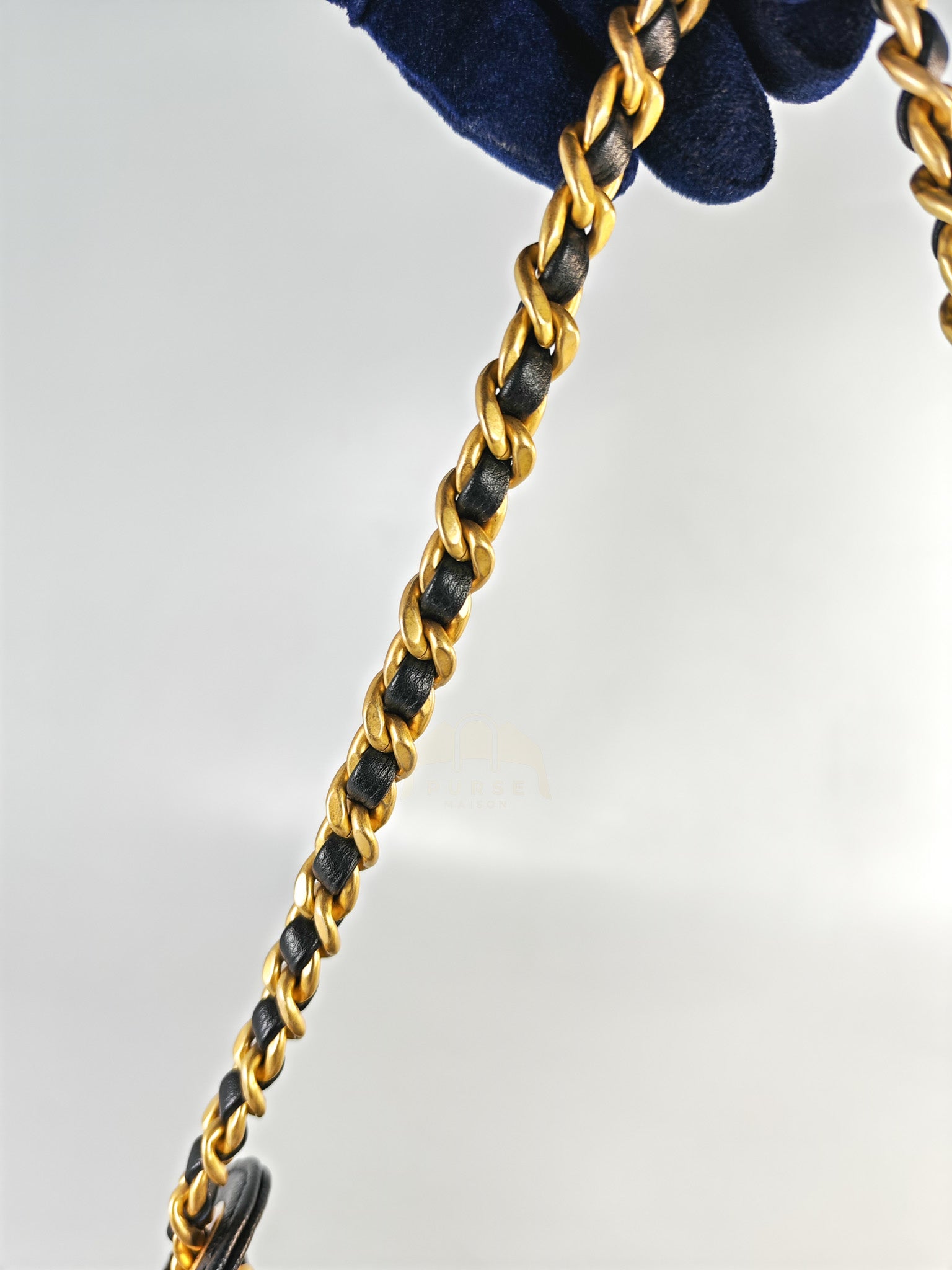 25 Mini in Black Caviar Leather Aged Gold Hardware (Microchip) | Purse Maison Luxury Bags Shop