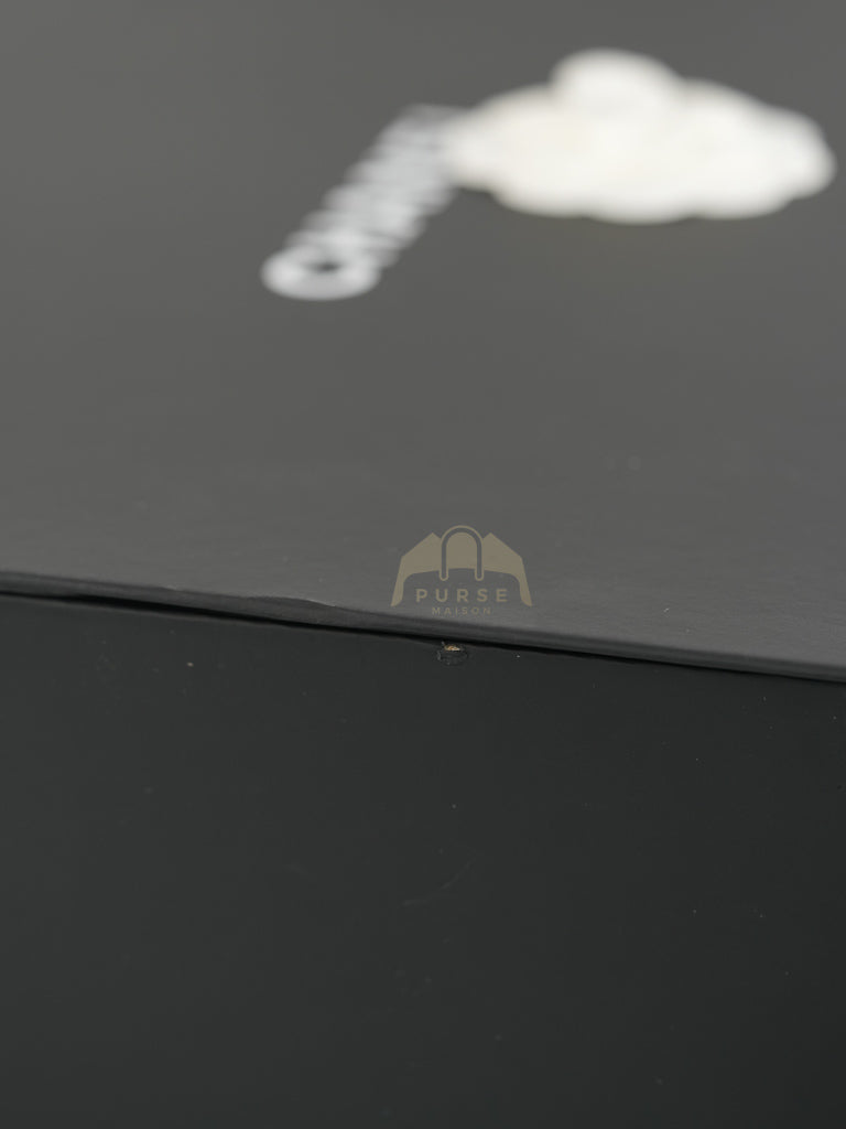 25 Small in Navy Blue Caviar Leather and Aged Gold Hardware (Microchip) | Purse Maison Luxury Bags Shop