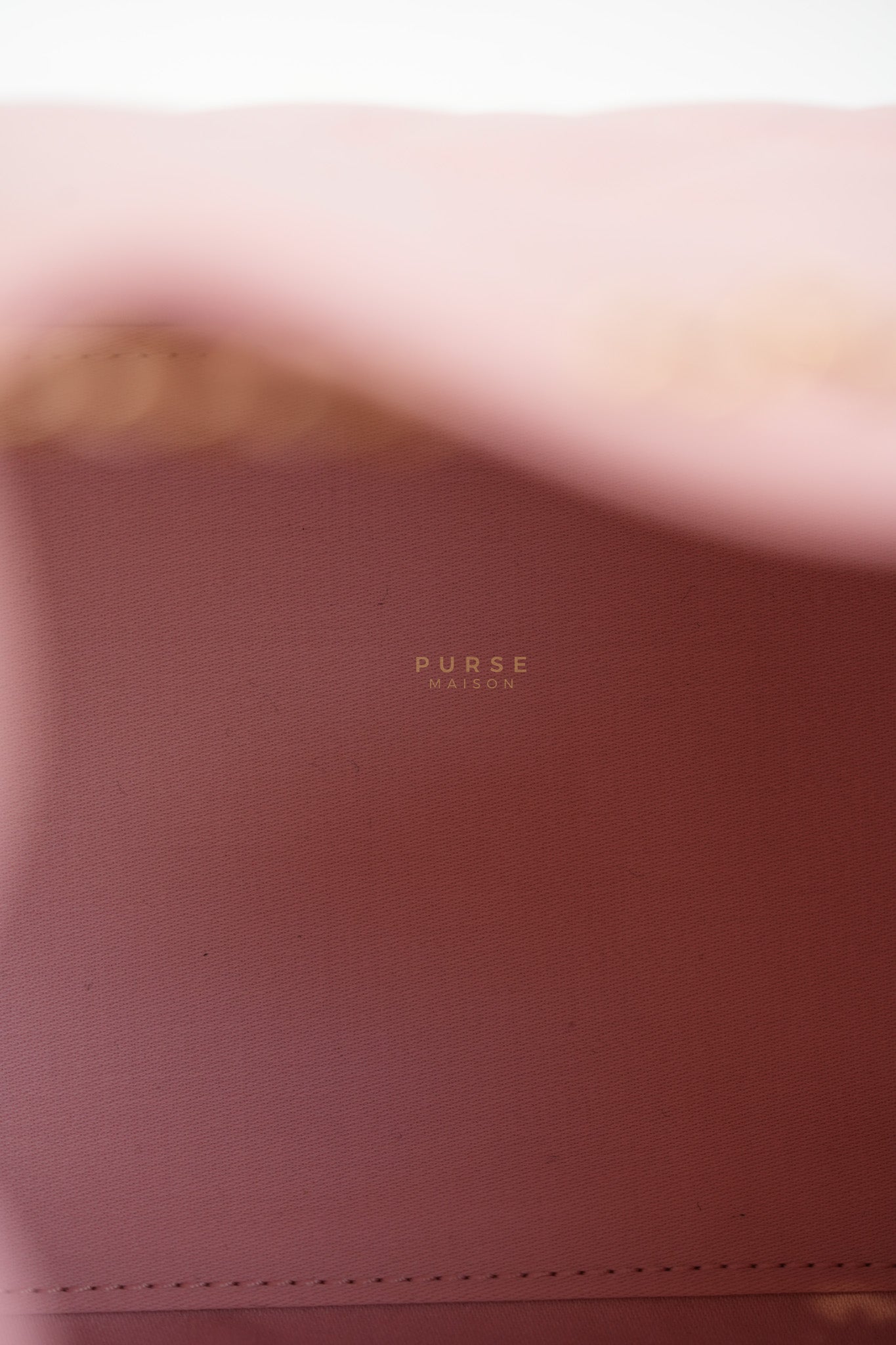 25 Small in Rose Clair Caviar Leather and Aged Gold Hardware (Microchip) | Purse Maison Luxury Bags Shop