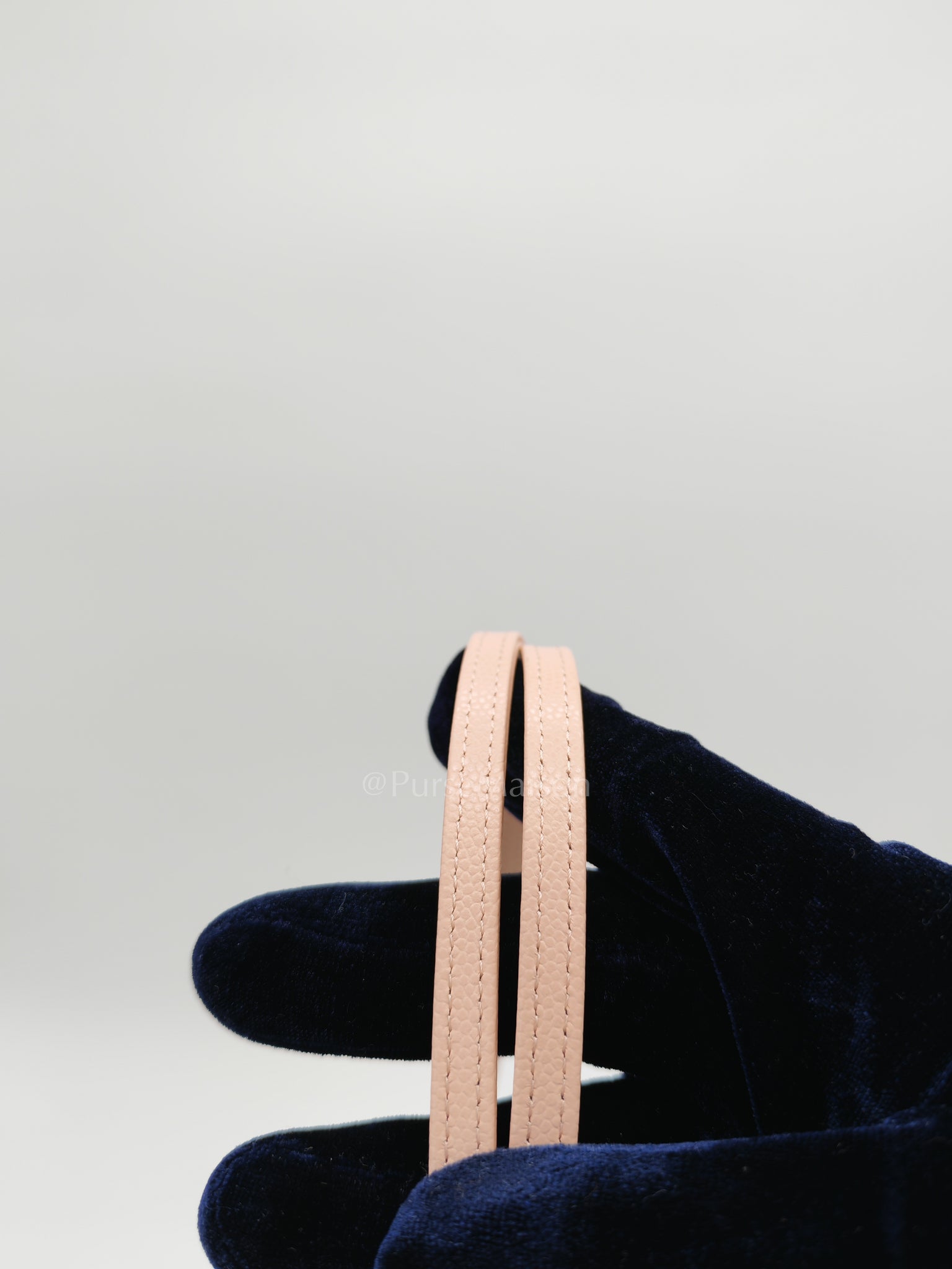 26 Mini Preppy Coco in Light Pink Soft Caviar Leather in Light Aged Gold Hardware (Micrcohip) | Purse Maison Luxury Bags Shop
