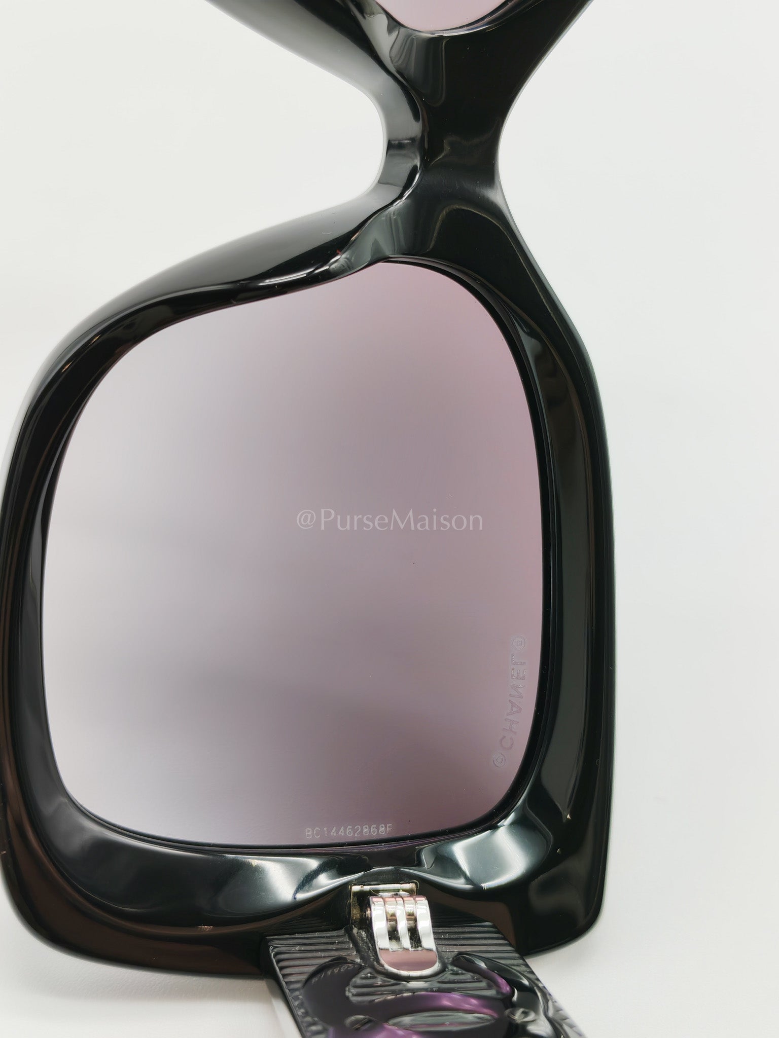 5494-ACC Black Square Sunglasses | Purse Maison Luxury Bags Shop