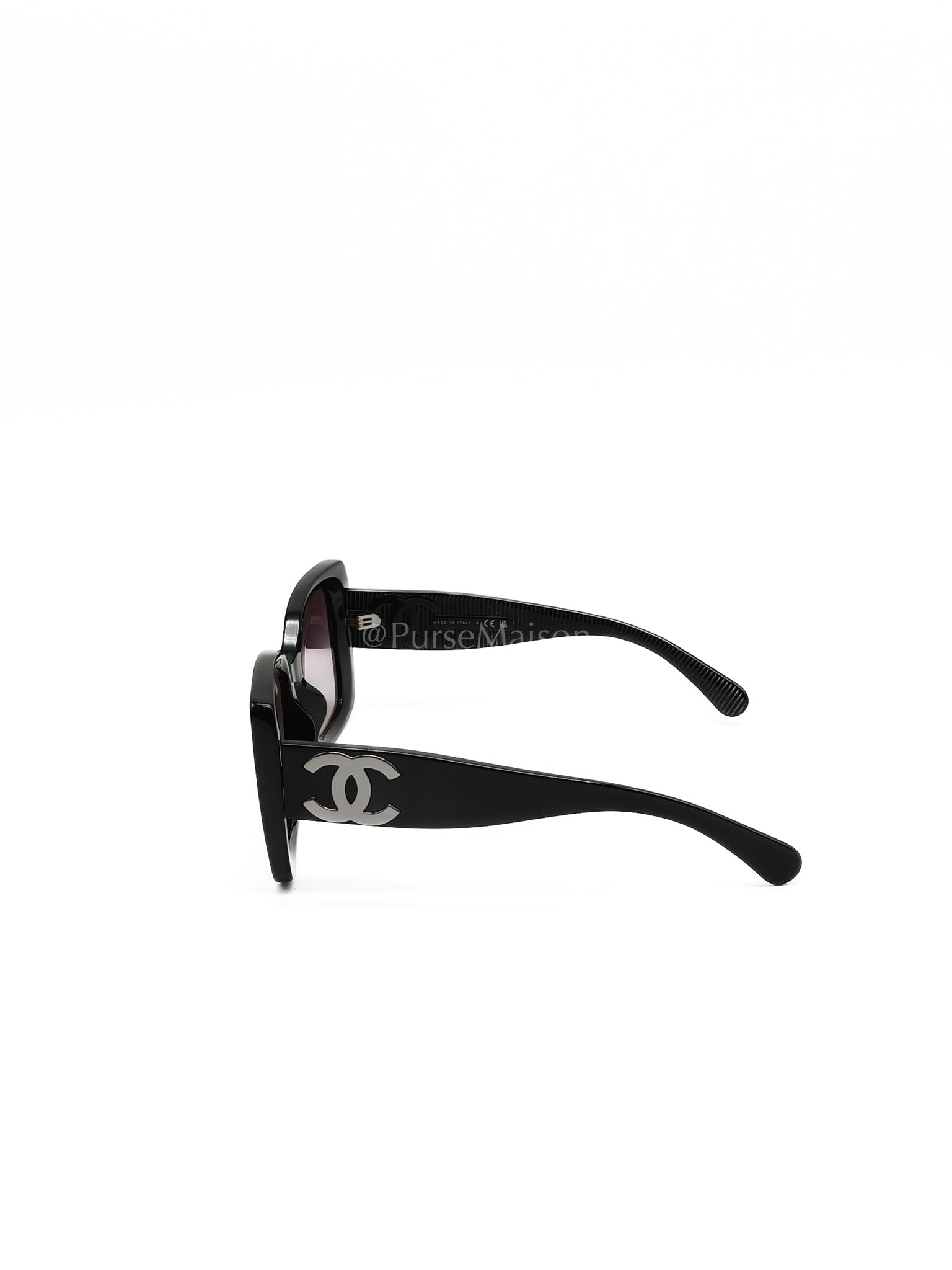5494-ACC Black Square Sunglasses | Purse Maison Luxury Bags Shop
