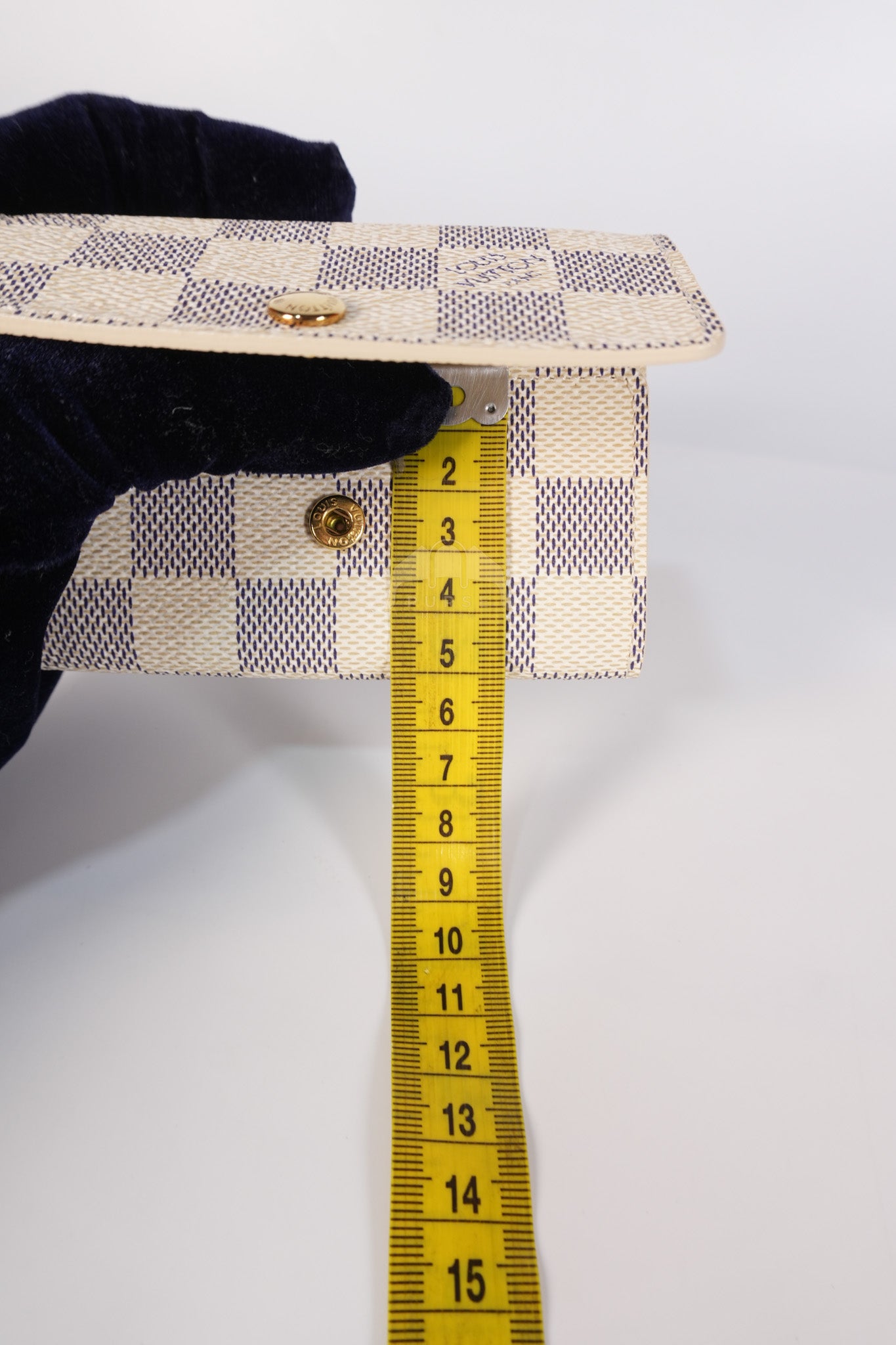 6 Key Holder in Damier Azur Blue (Date code: CT3007) | Purse Maison Luxury Bags Shop