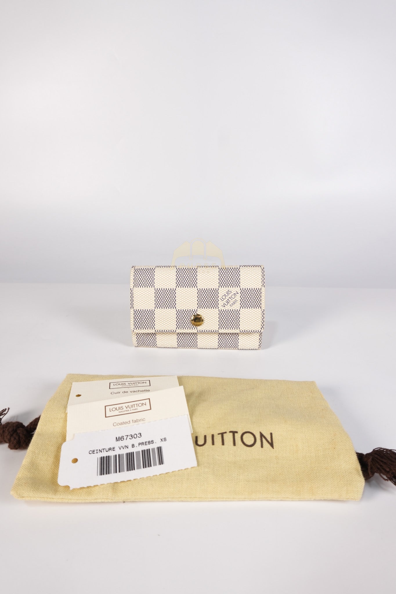 6 Key Holder in Damier Azur Blue (Date code: CT3007) | Purse Maison Luxury Bags Shop