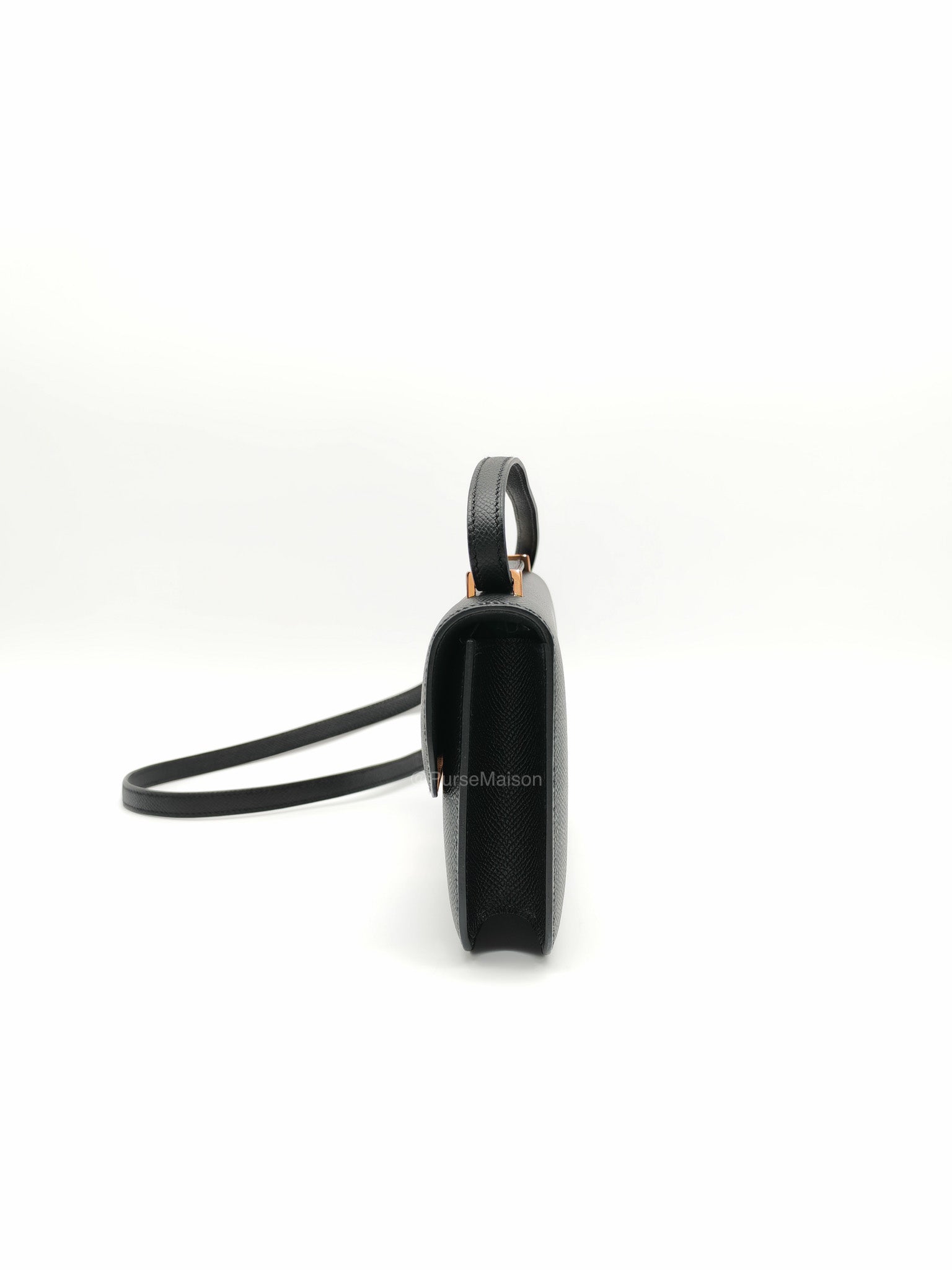 Hermes Constance Elan in Black Epsom Leather Rose Gold Hardware Stamp K(2025)