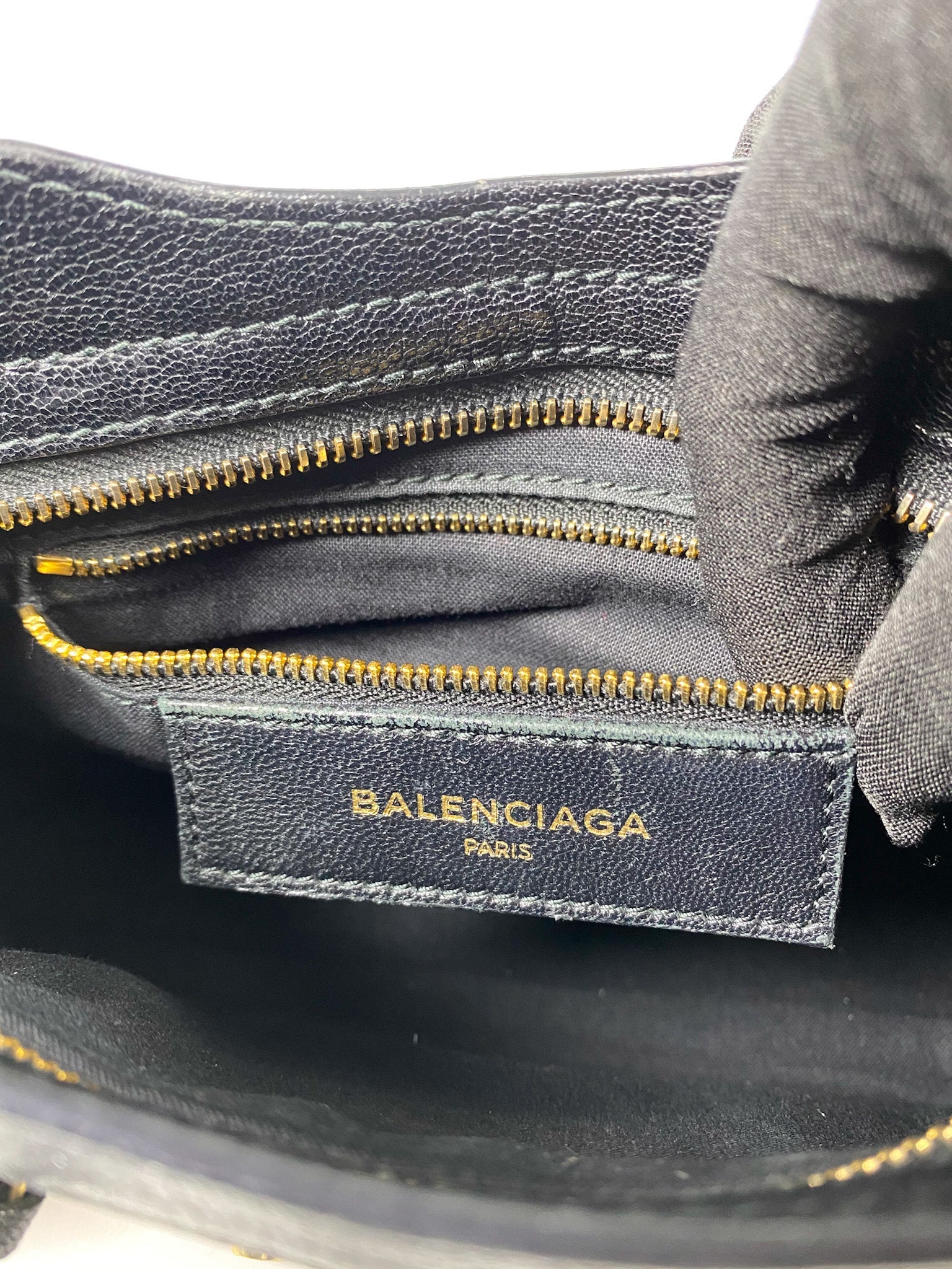 Balenciaga Classic Mini City Metallic Edge Gold Hardware