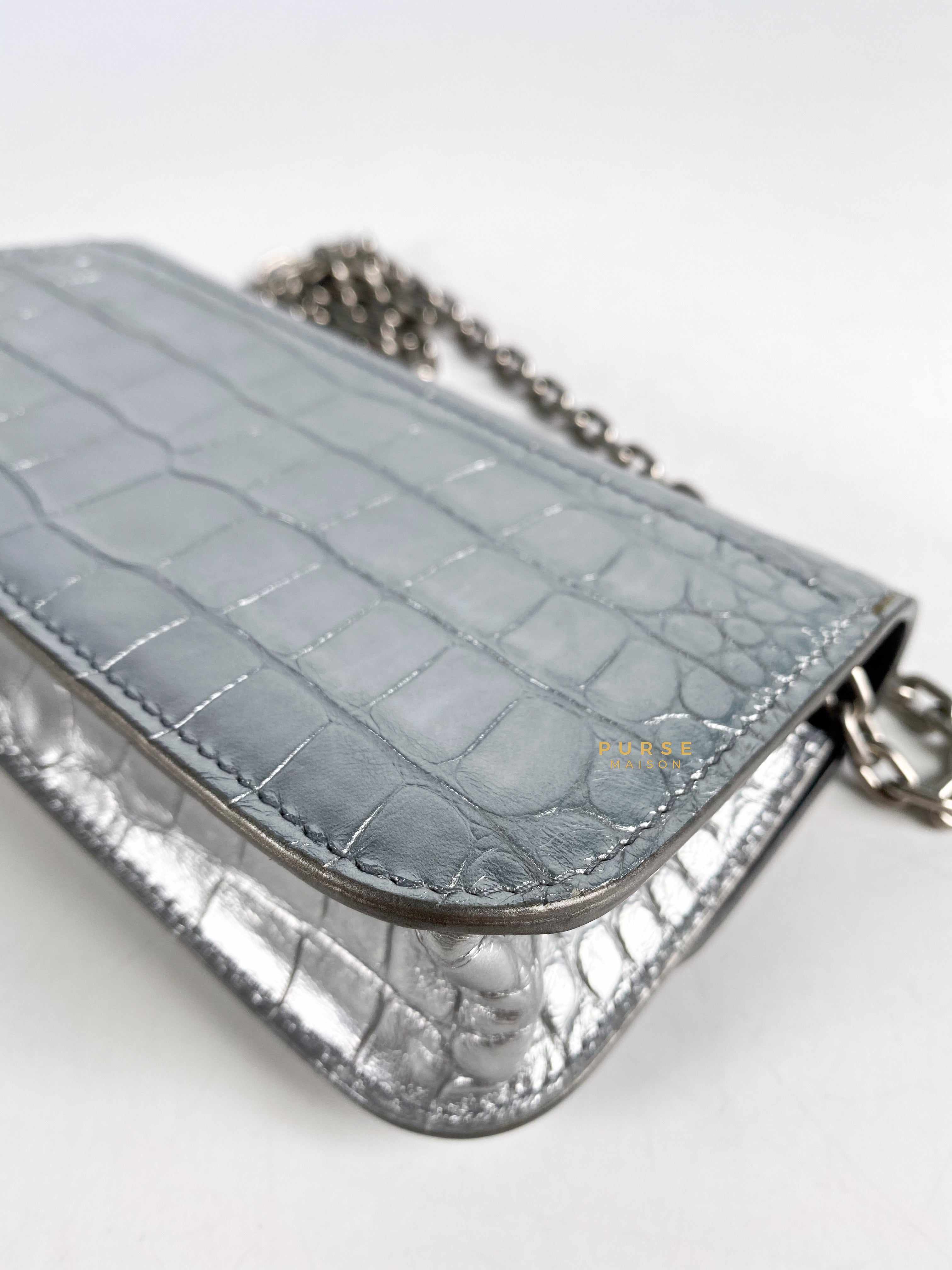 Balenciaga Silver Gossip XS Chain Bag