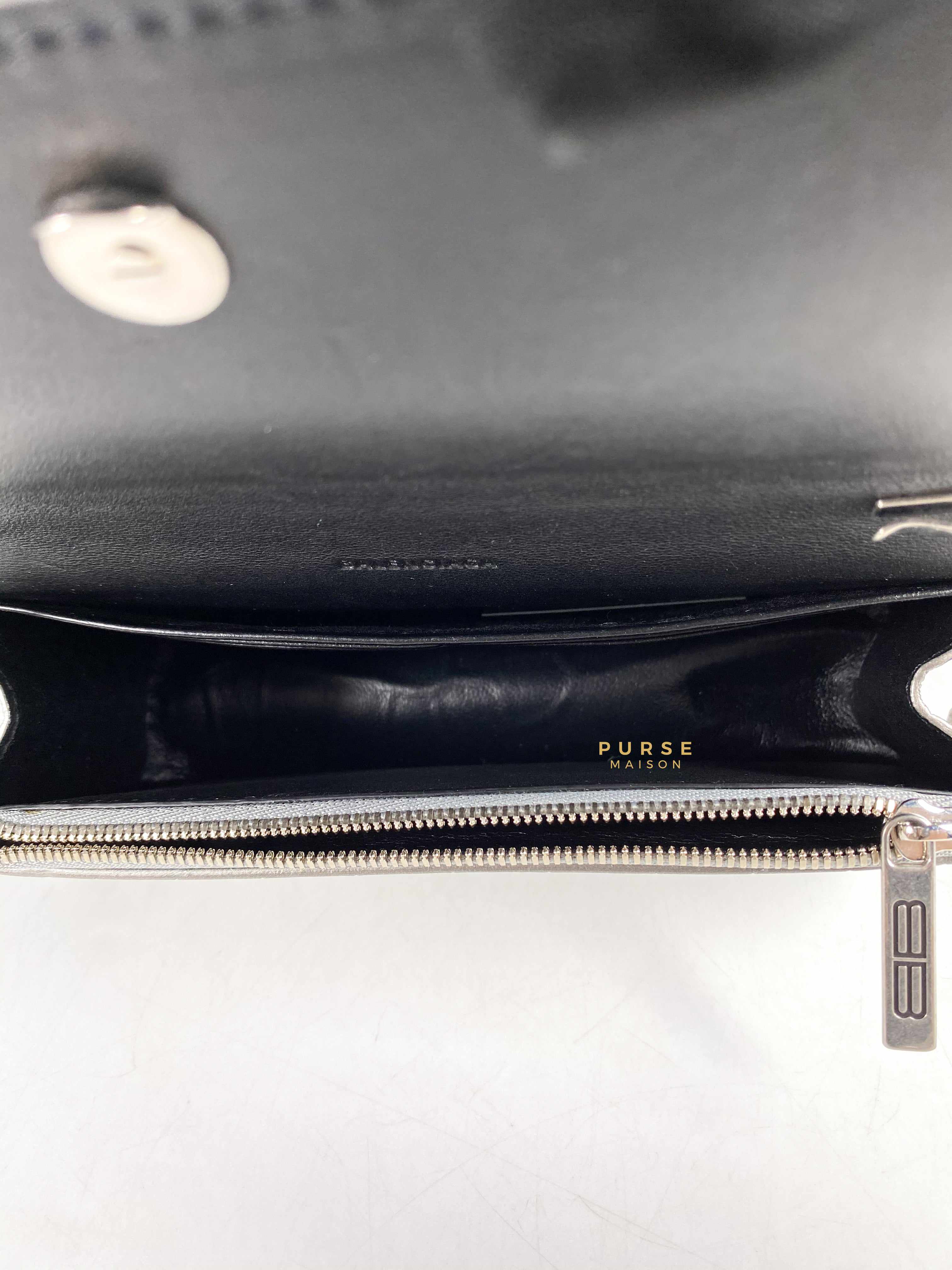 Balenciaga Silver Gossip XS Chain Bag