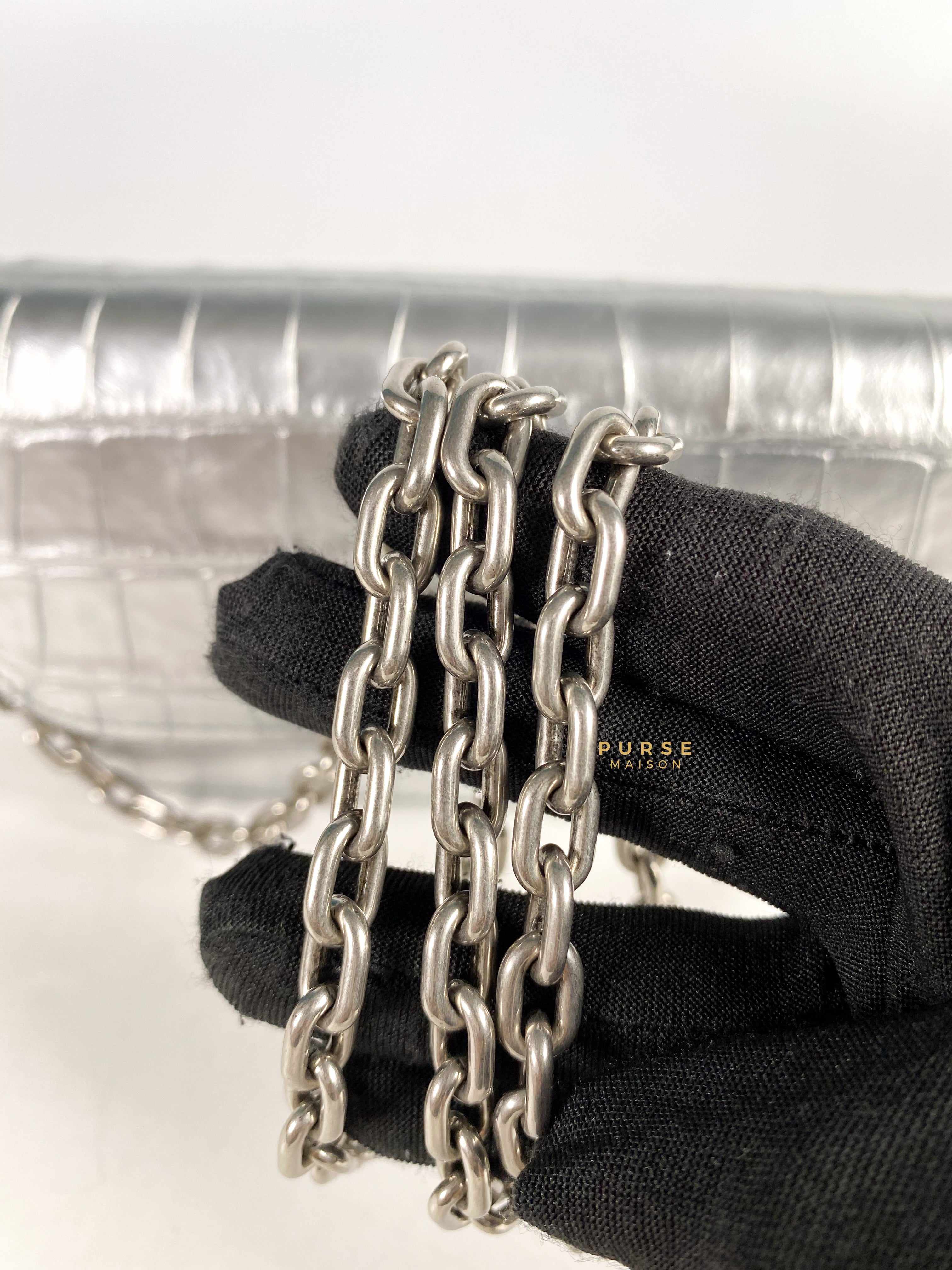 Balenciaga Silver Gossip XS Chain Bag