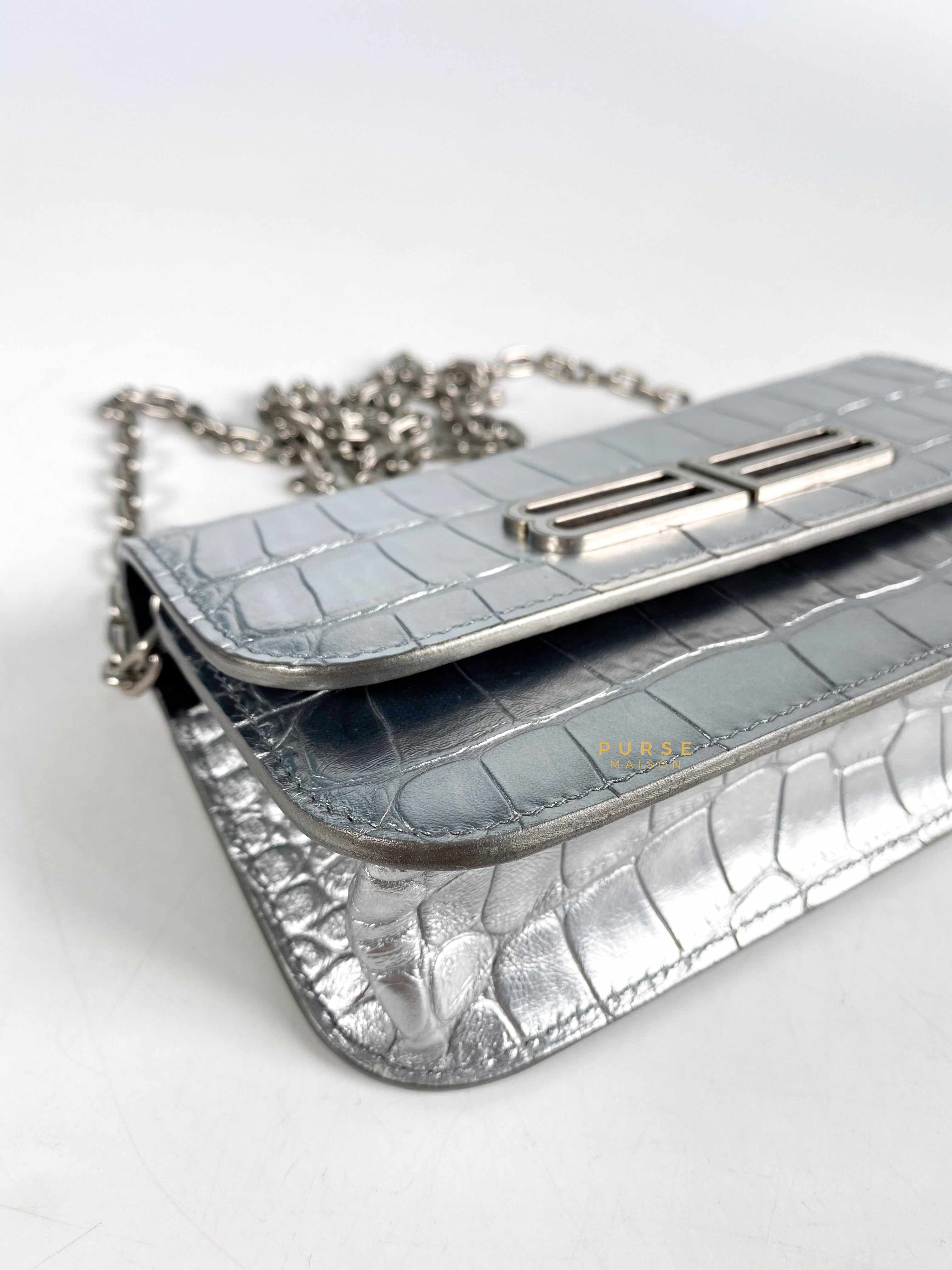 Balenciaga Silver Gossip XS Chain Bag