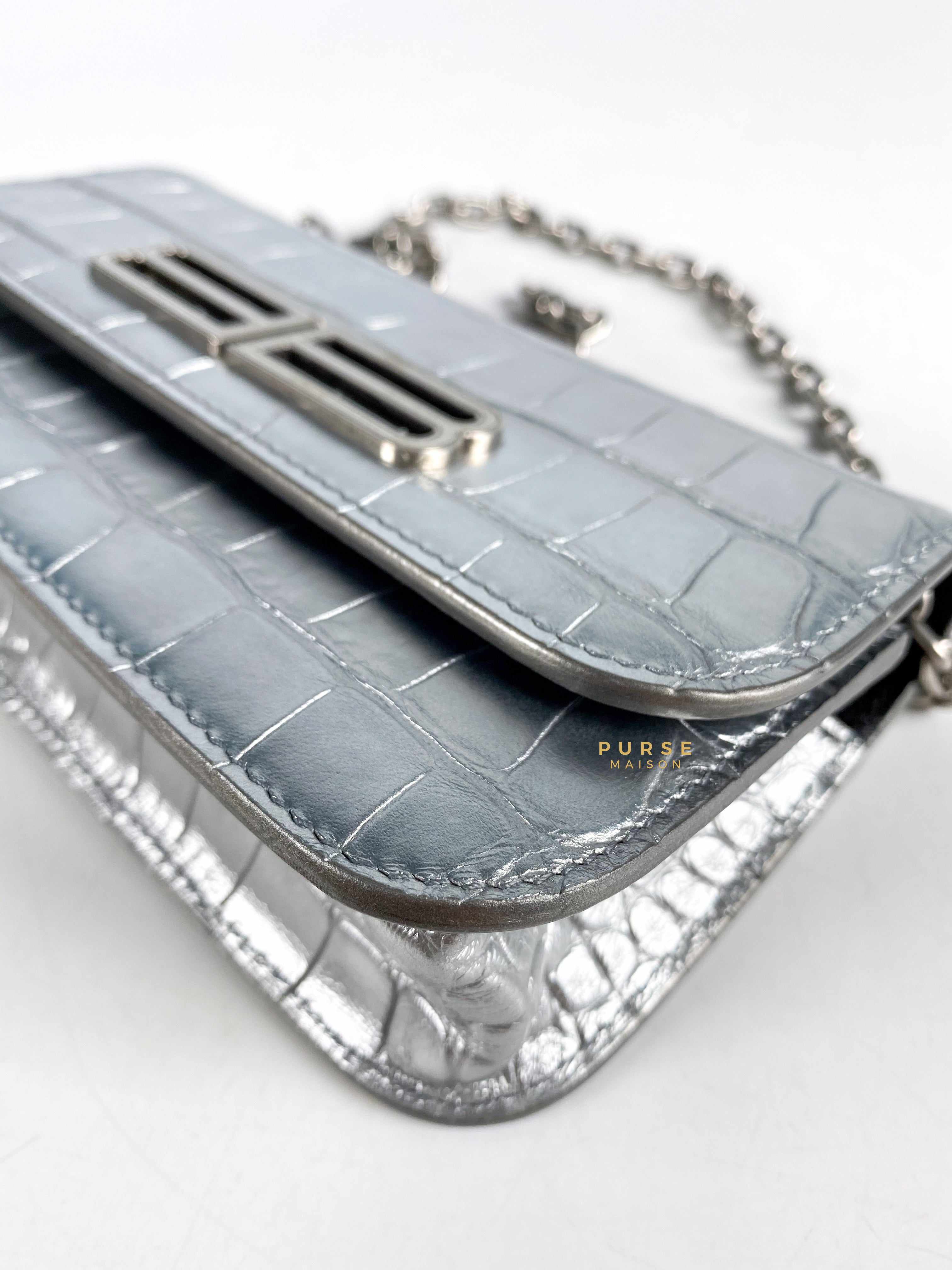 Balenciaga Silver Gossip XS Chain Bag