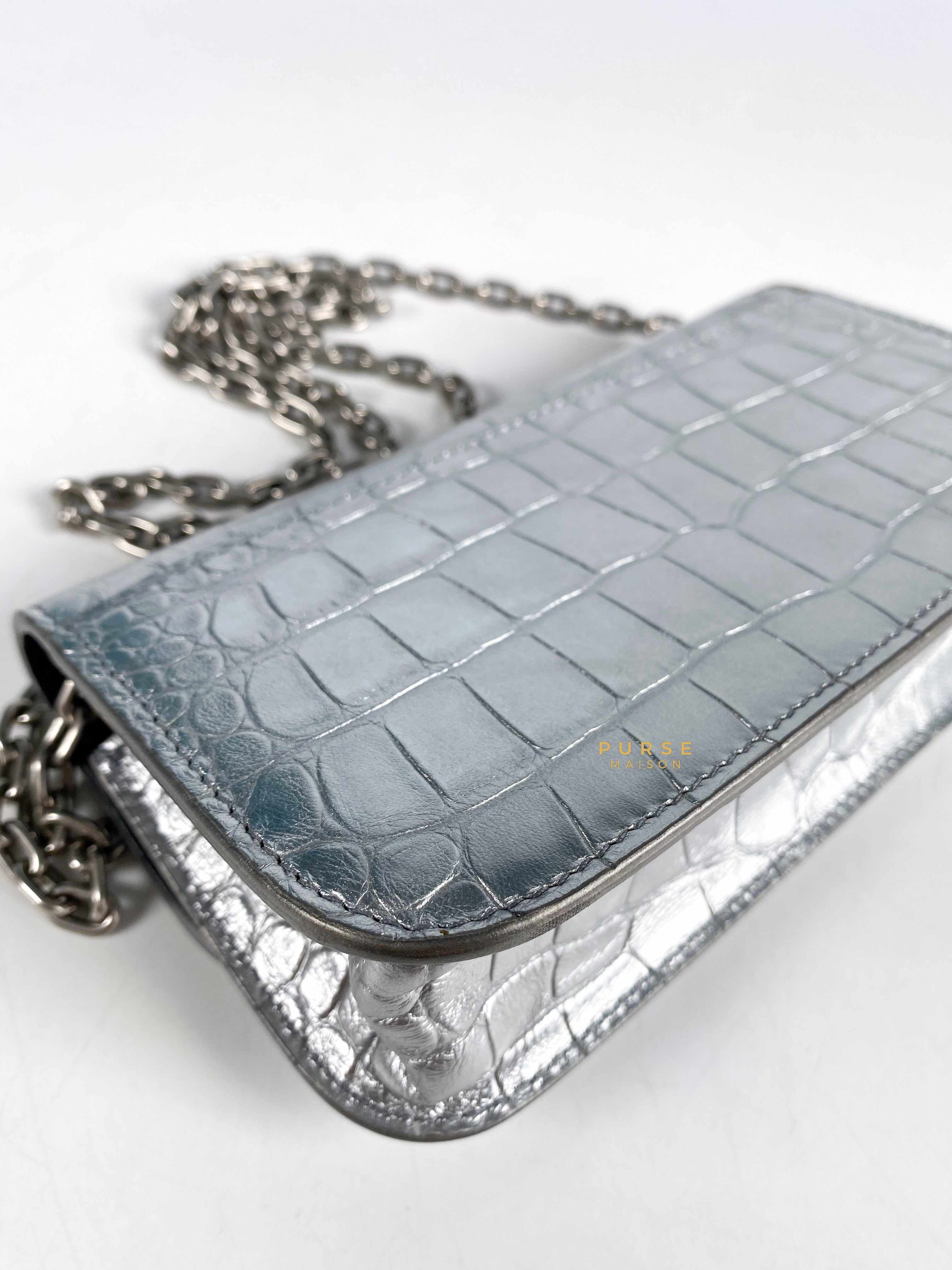 Balenciaga Silver Gossip XS Chain Bag