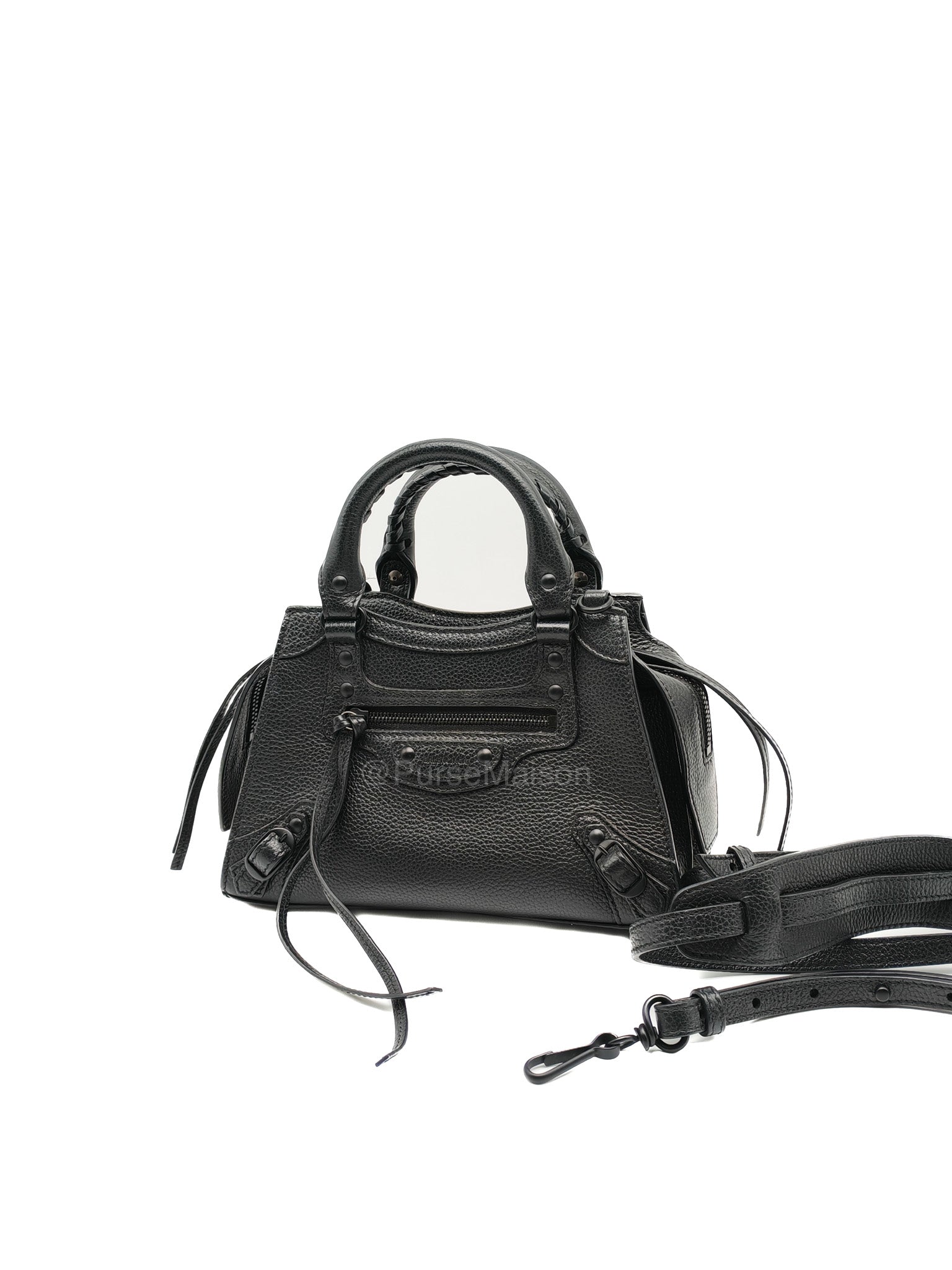 Balenciaga Neo Classic City Bag Mini in Black Grained Calfskin Leather