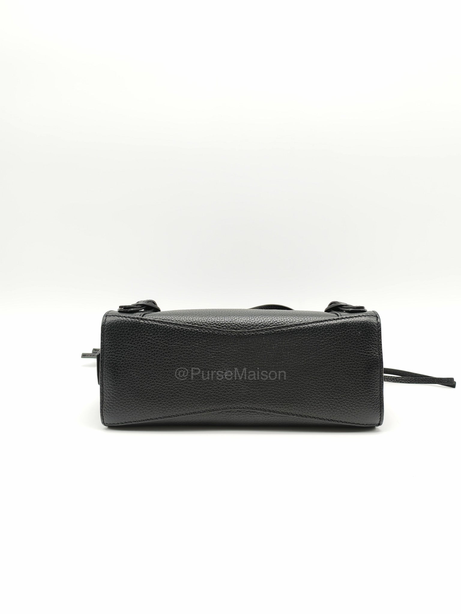 Balenciaga Neo Classic City Bag Mini in Black Grained Calfskin Leather