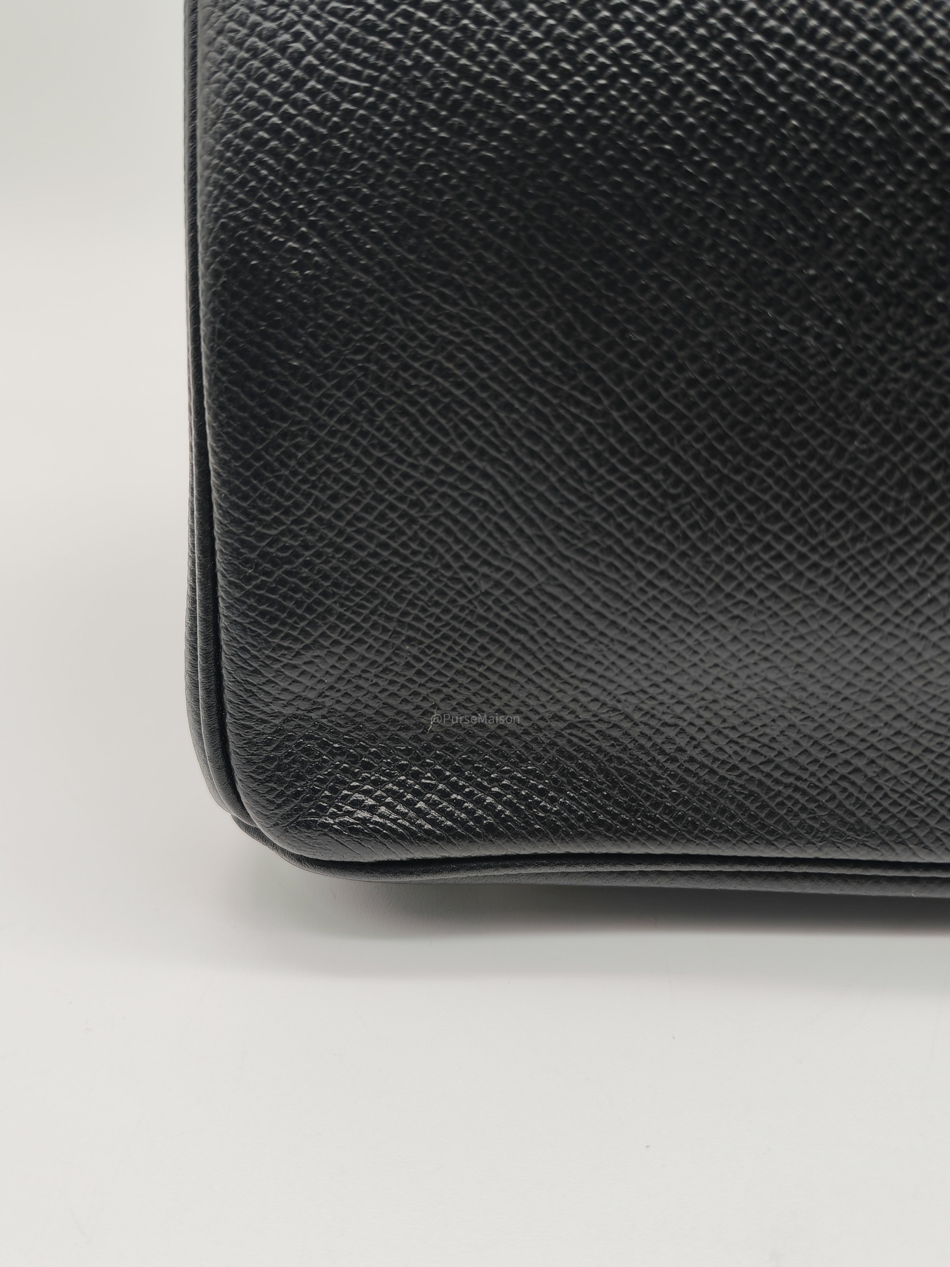 Hermes Birkin 30 in Black Epsom Leather and Palladium Hardware Stamp C (2018)