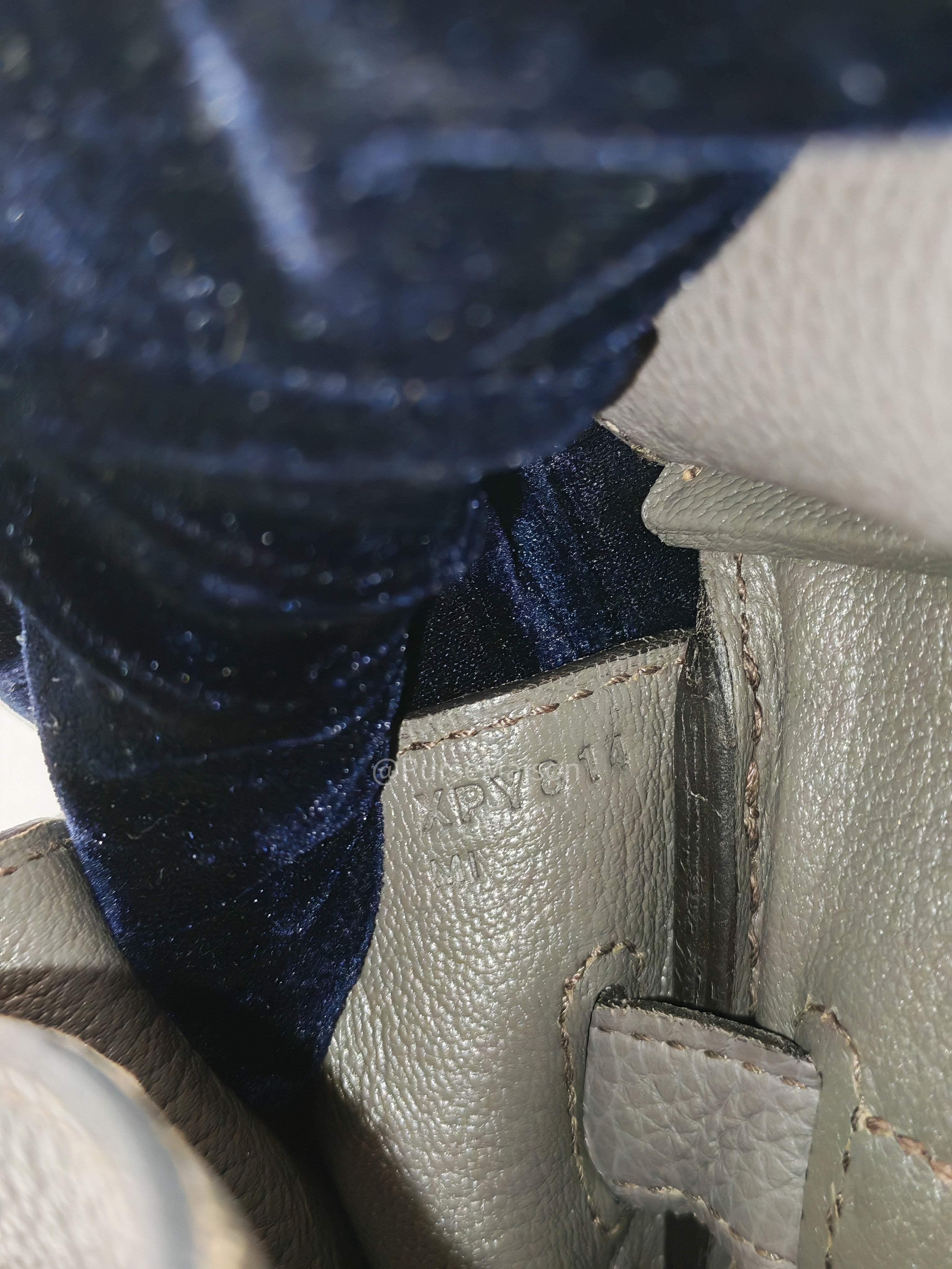 Birkin 30 Retourne Etain Togo Leather and Palladium Hardware Stamp X (2016)