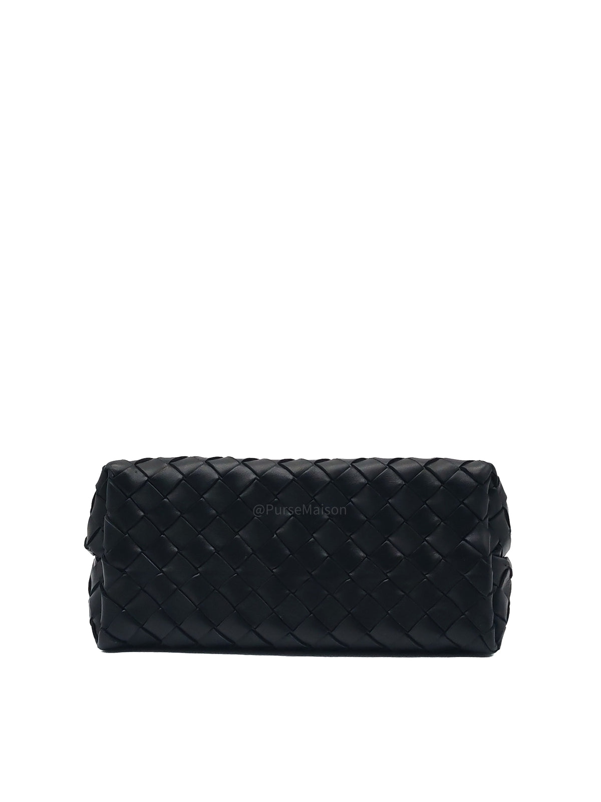 Bottega Veneta Andiamo Small in Black Intrecciato Leather Shoulder Bag