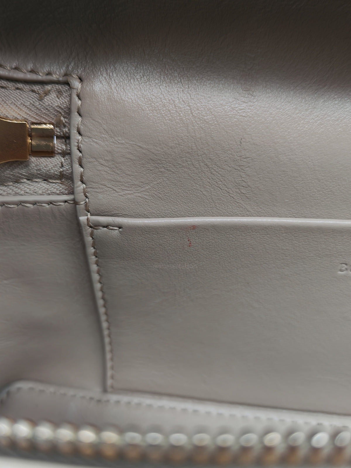 Bottega Veneta Bang Bang Vanity Case Bag in Beige Woven Intrecciato Calfskin Leather and Gold Hardware