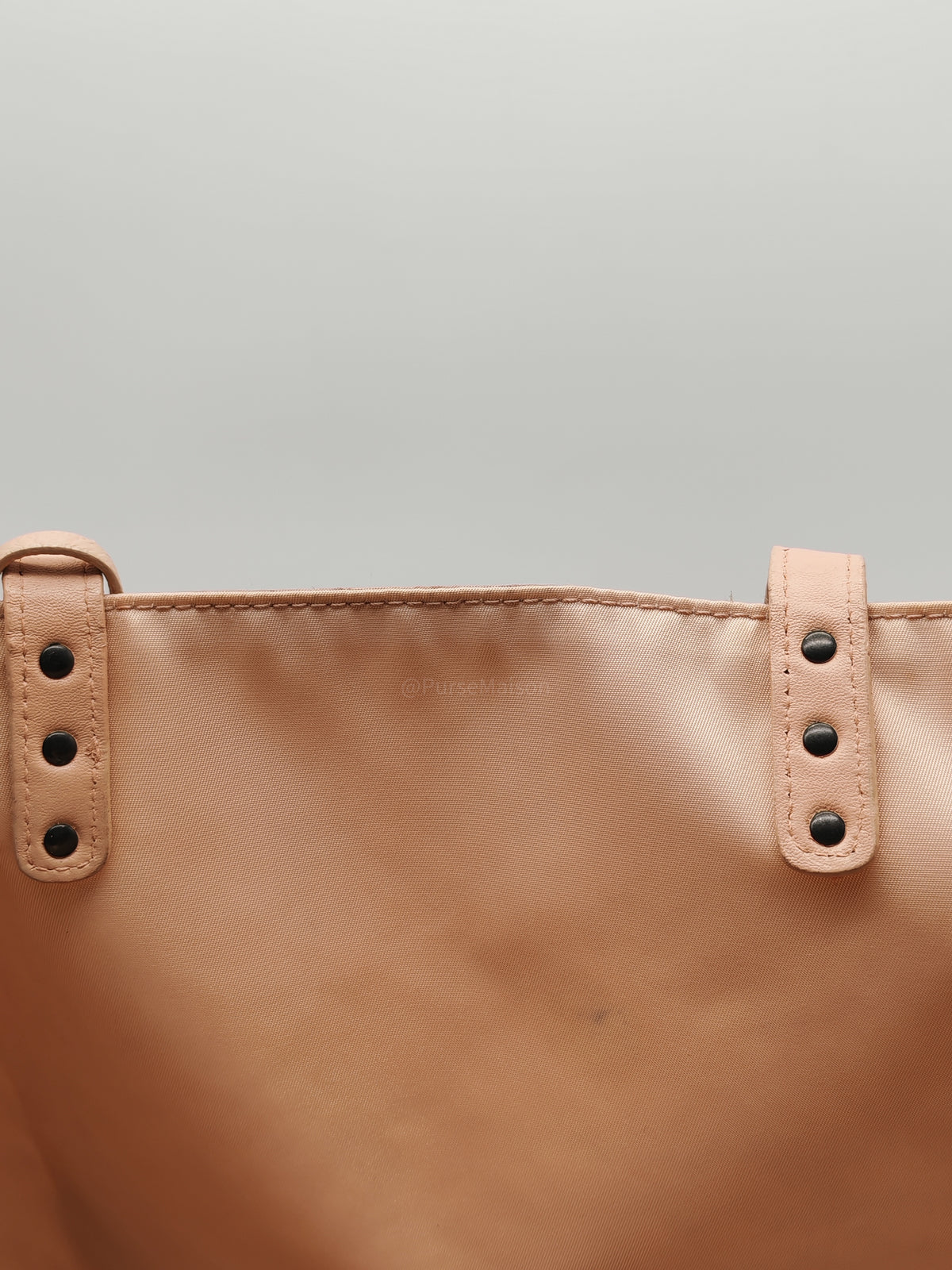 Bottega Veneta Intrecciolusion Tote Bag in Brownish Neutral Tone Nylon Canvas