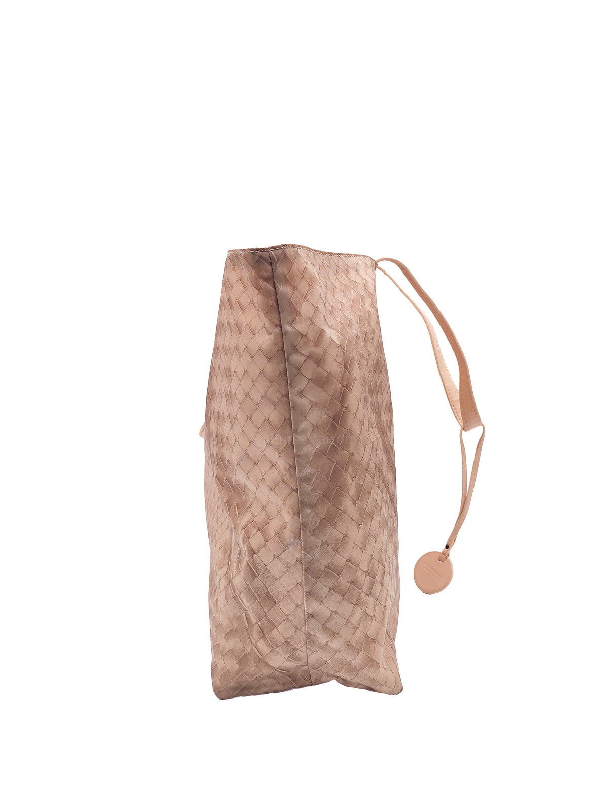 Bottega Veneta Intrecciolusion Tote Bag in Brownish Neutral Tone Nylon Canvas