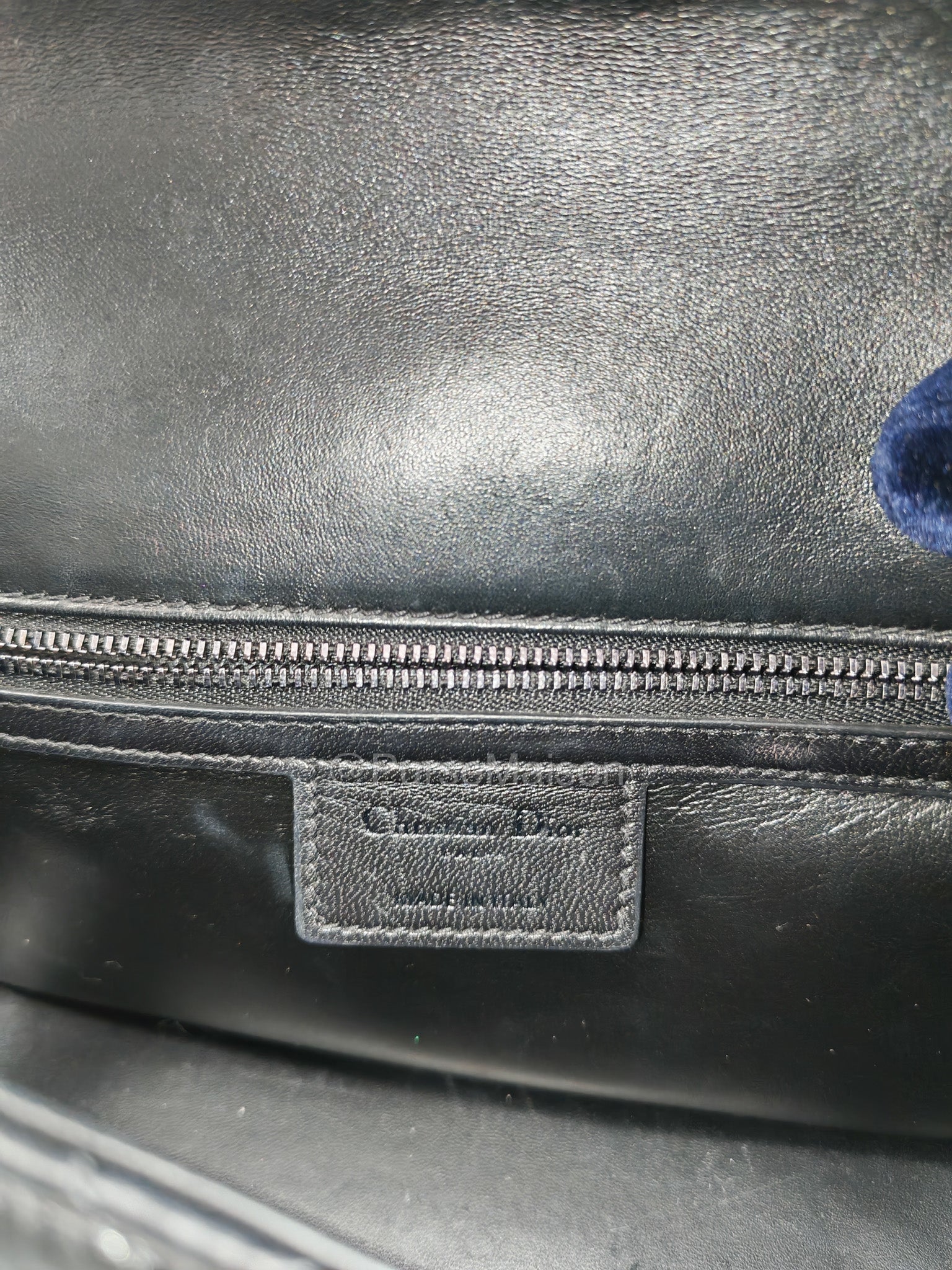 Dior Caro Medium in Black Lambskin Leather Chain Shoulder Bag