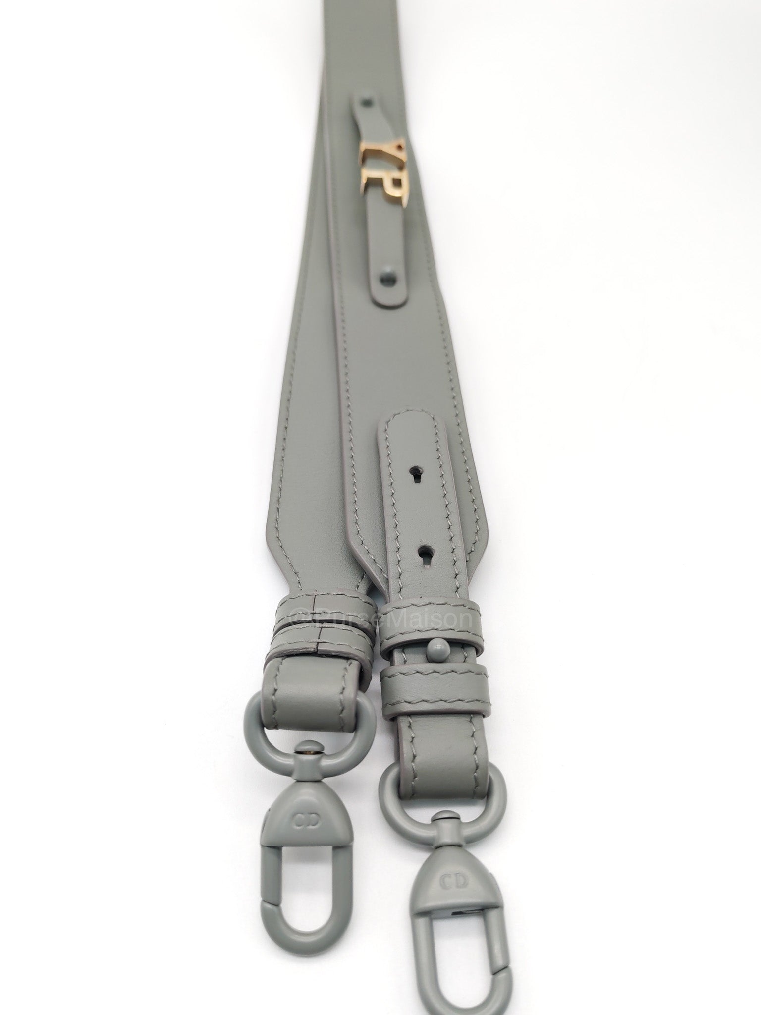 Christian Dior Lady Dior My ABCDior Small in Gray Ultra Matte Cannage Lambskin Leather
