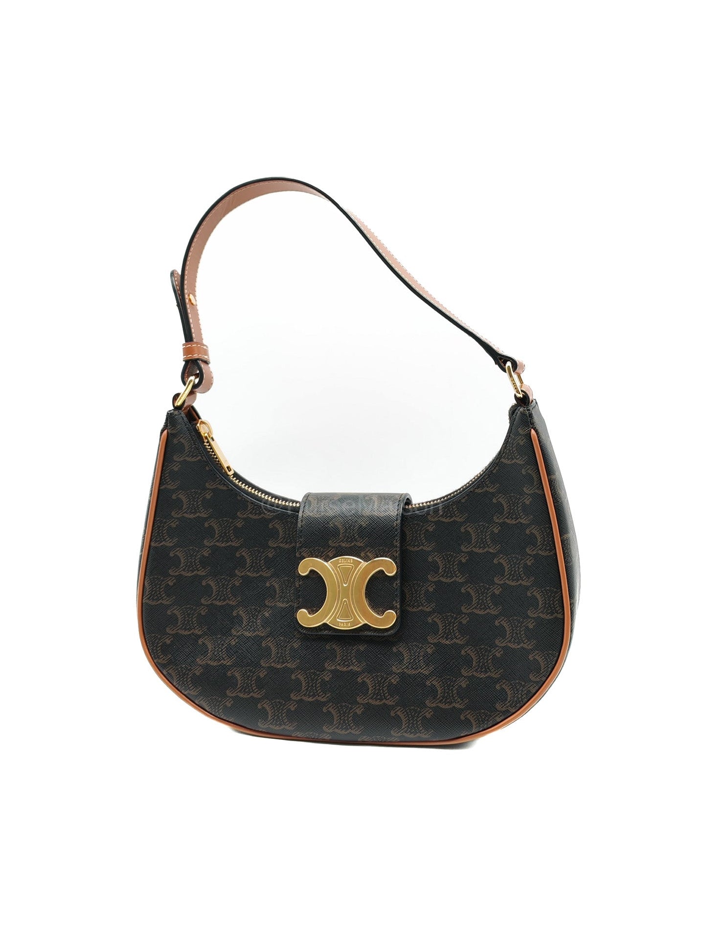 Celine Ava in Monogram Canvas Shoulder Bag