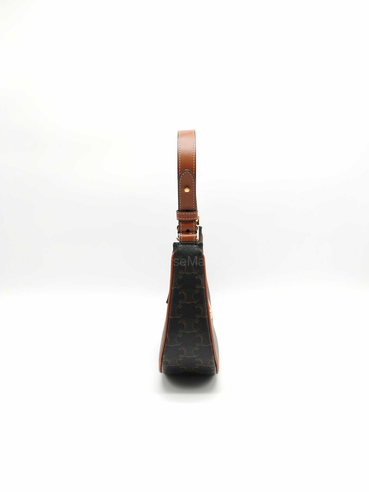 Celine Ava in Monogram Canvas Shoulder Bag