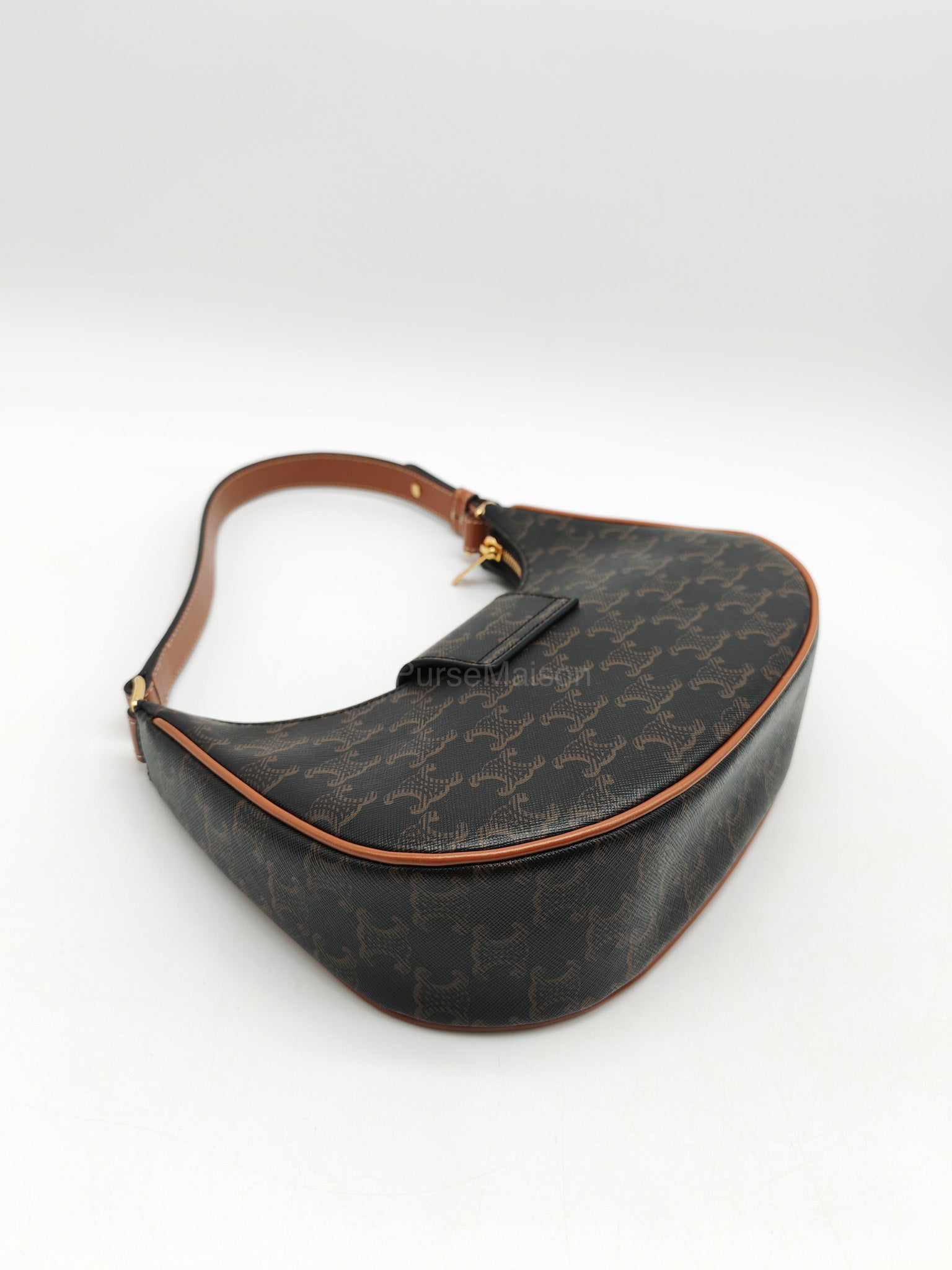 Celine Ava in Monogram Canvas Shoulder Bag