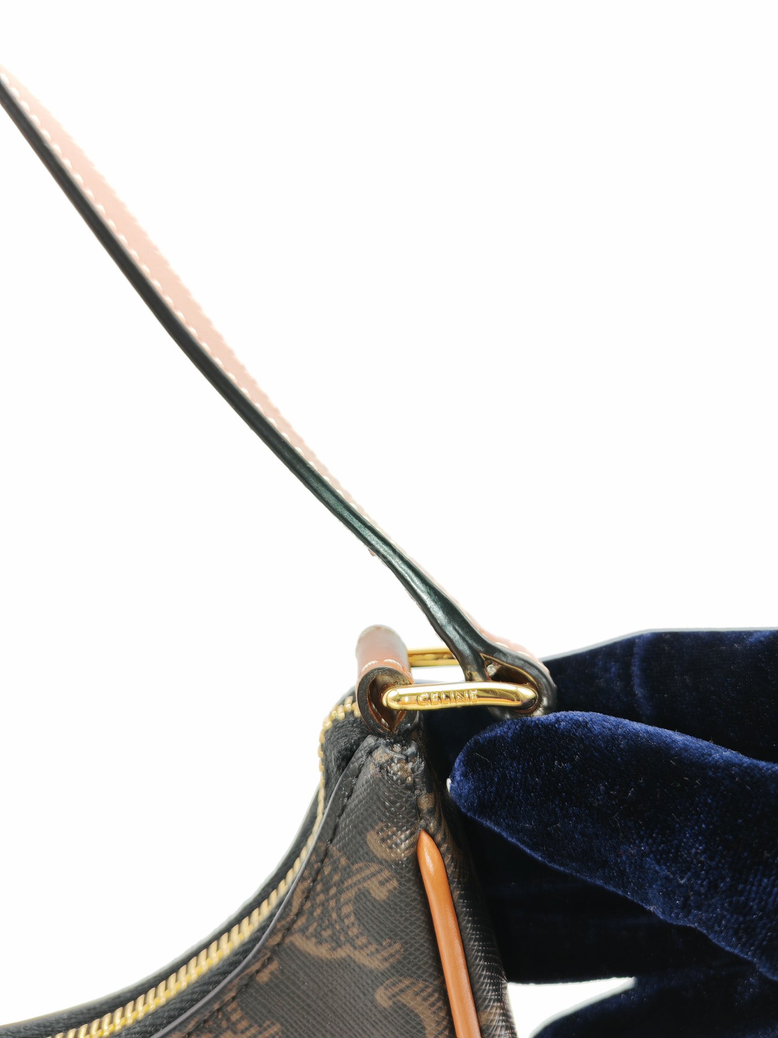 Celine Ava in Monogram Canvas Shoulder Bag