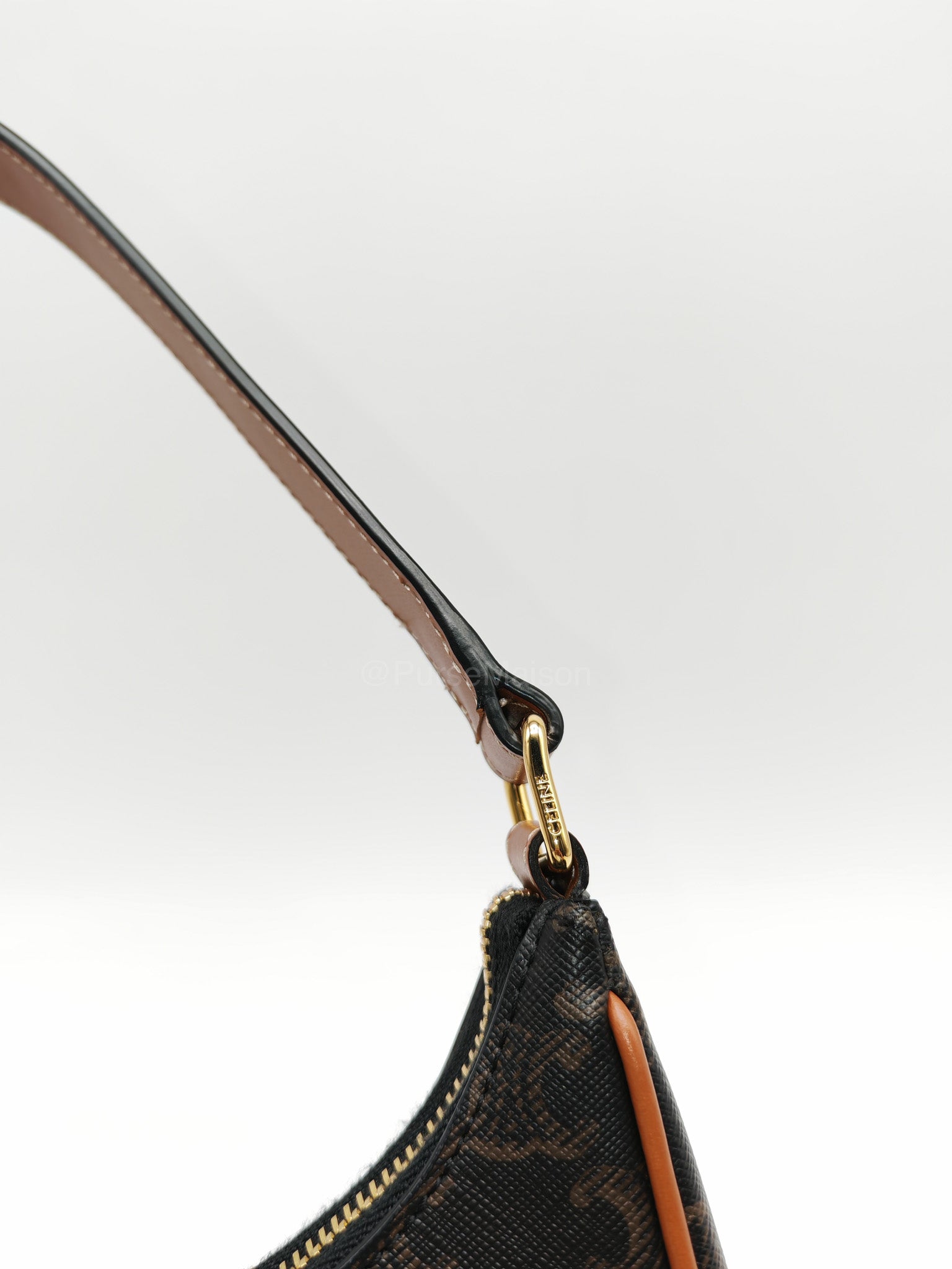 Celine Ava in Monogram Canvas Shoulder Bag